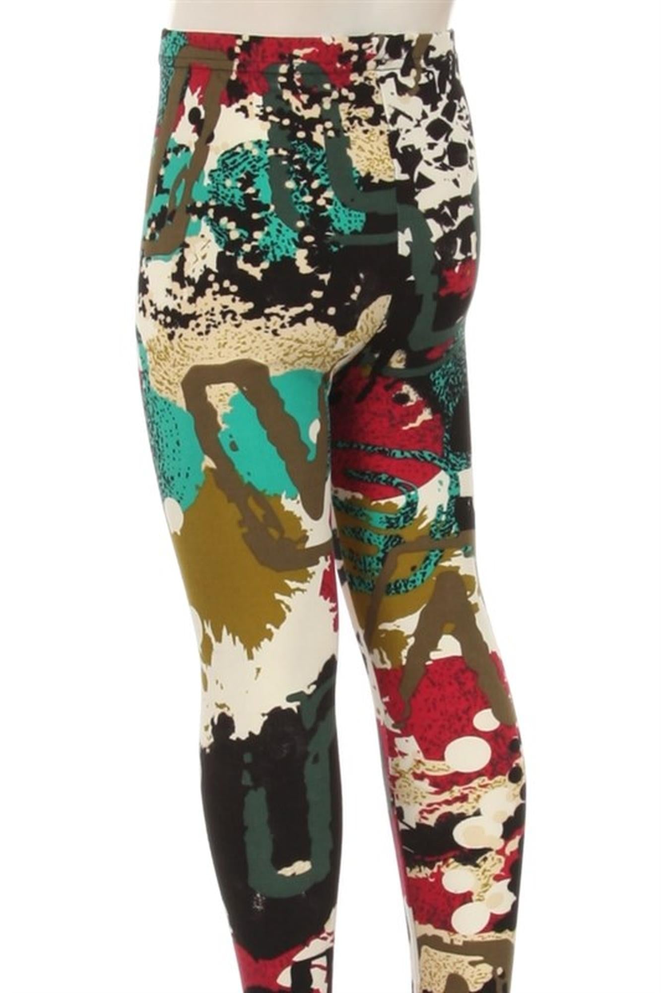 Buttery Smooth Summer Picasso Kid's Leggings