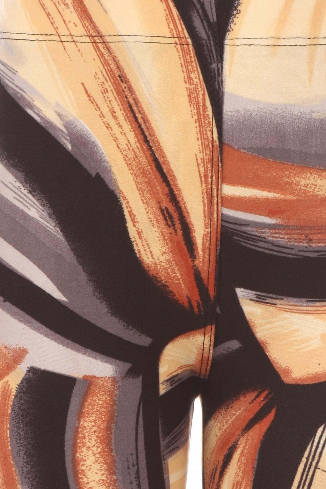 Brushed Brush Strokes Kids Leggings