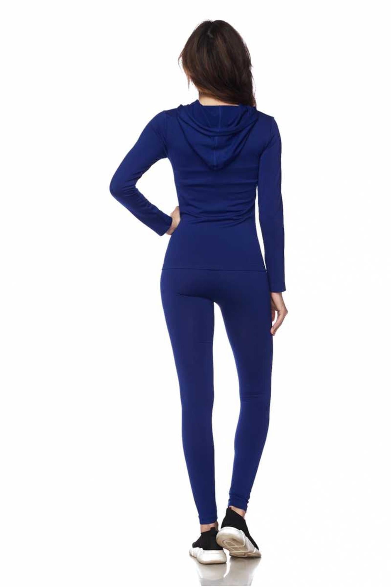 Premium Zipper Hoodie Jacket and Legging Set | Plus Size