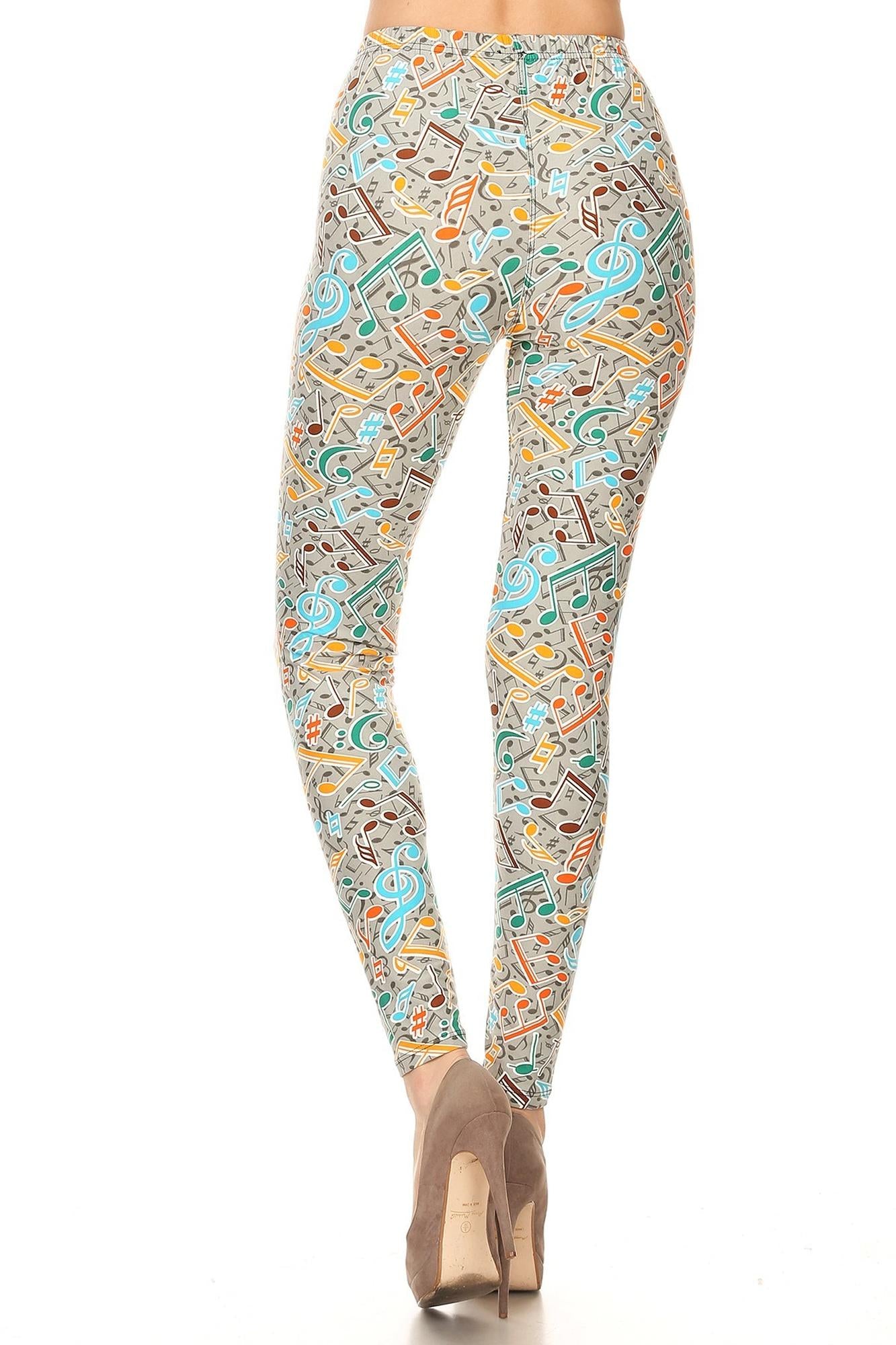 Buttery Soft Symphony of Color Leggings (One Size Regular,Beige)