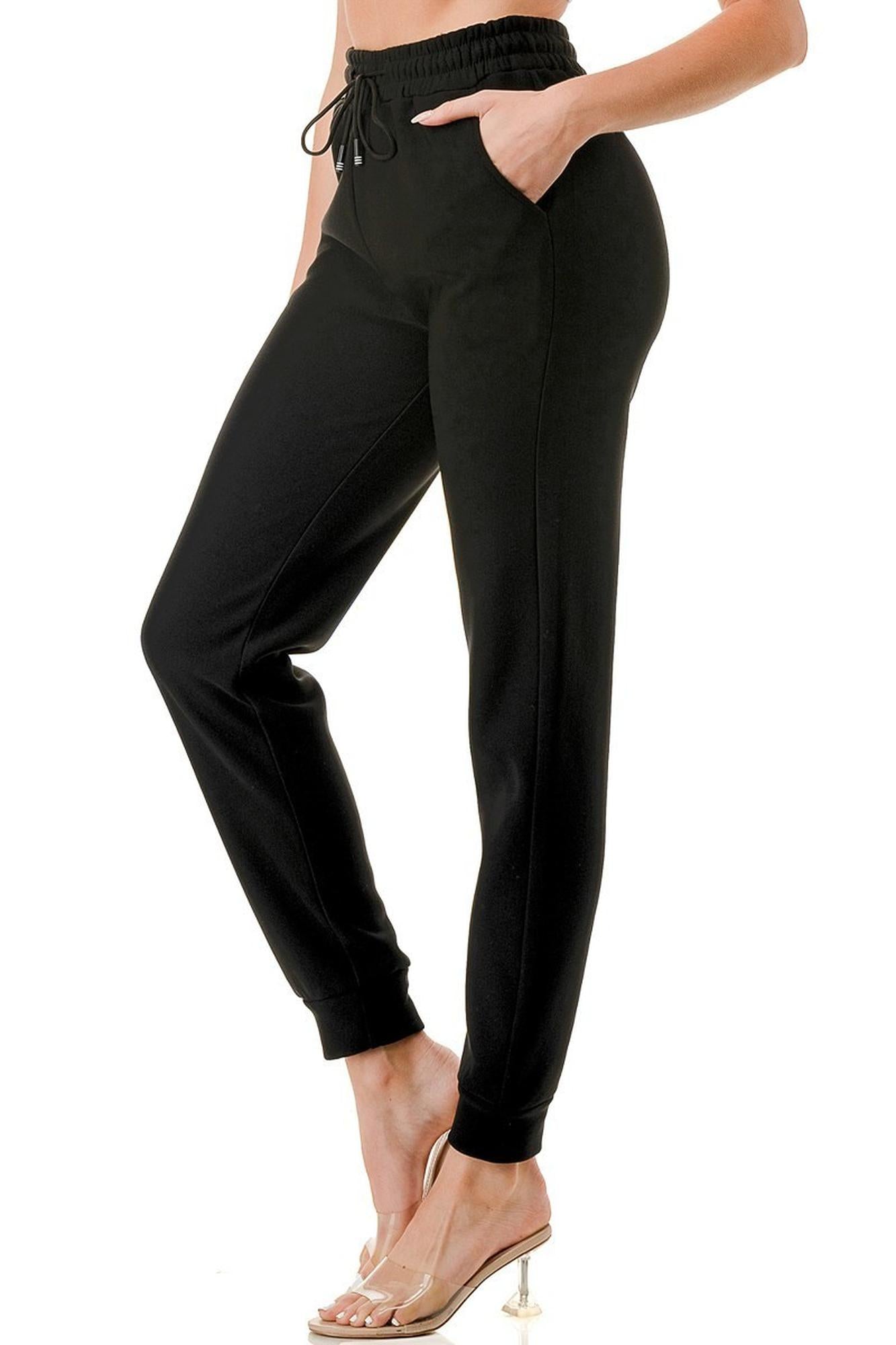 Cozy Warm Fleece Lined Jogger with Drawstring