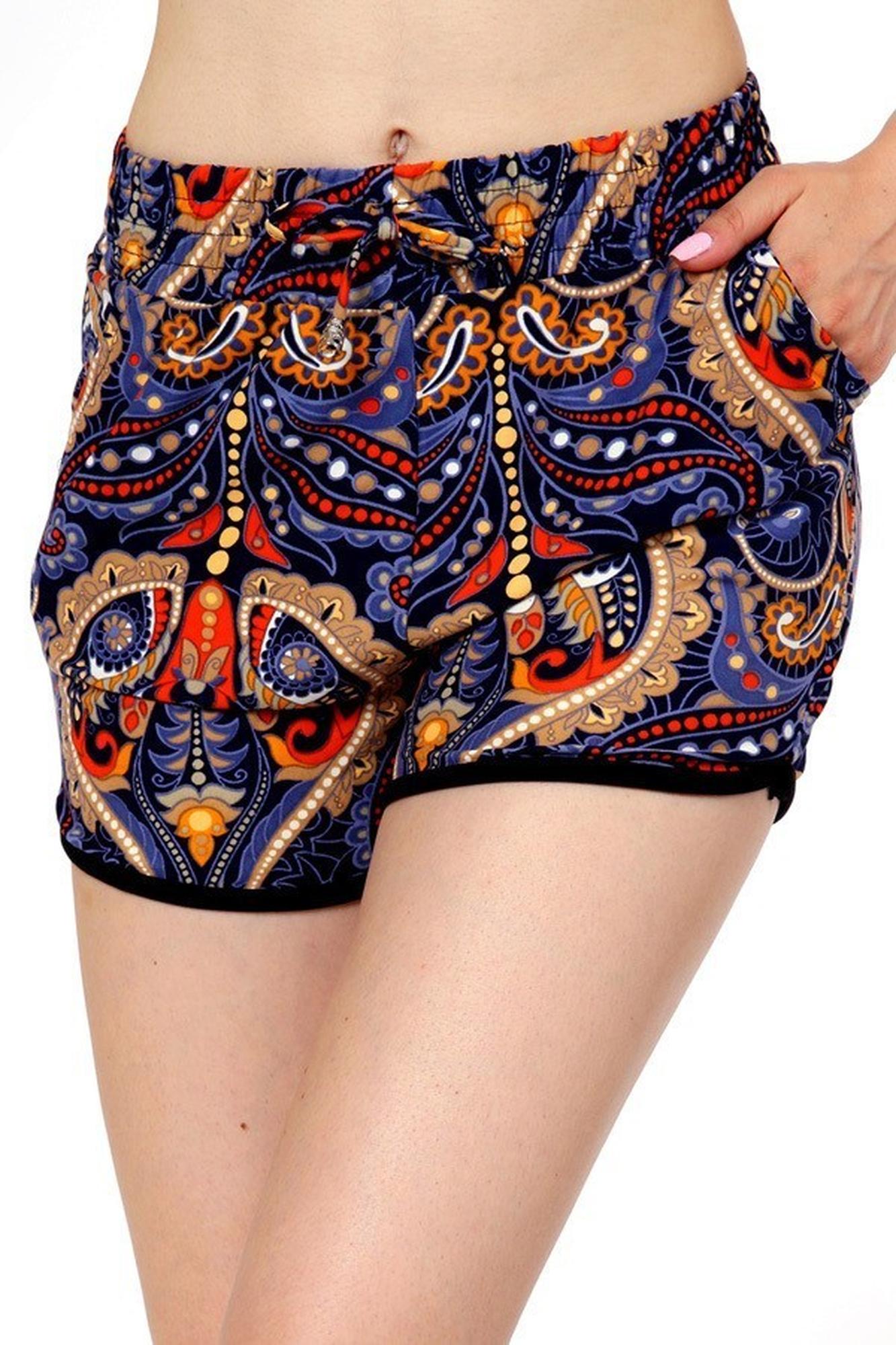 Buttery Smooth Vegas Paisley Dolphin Shorts