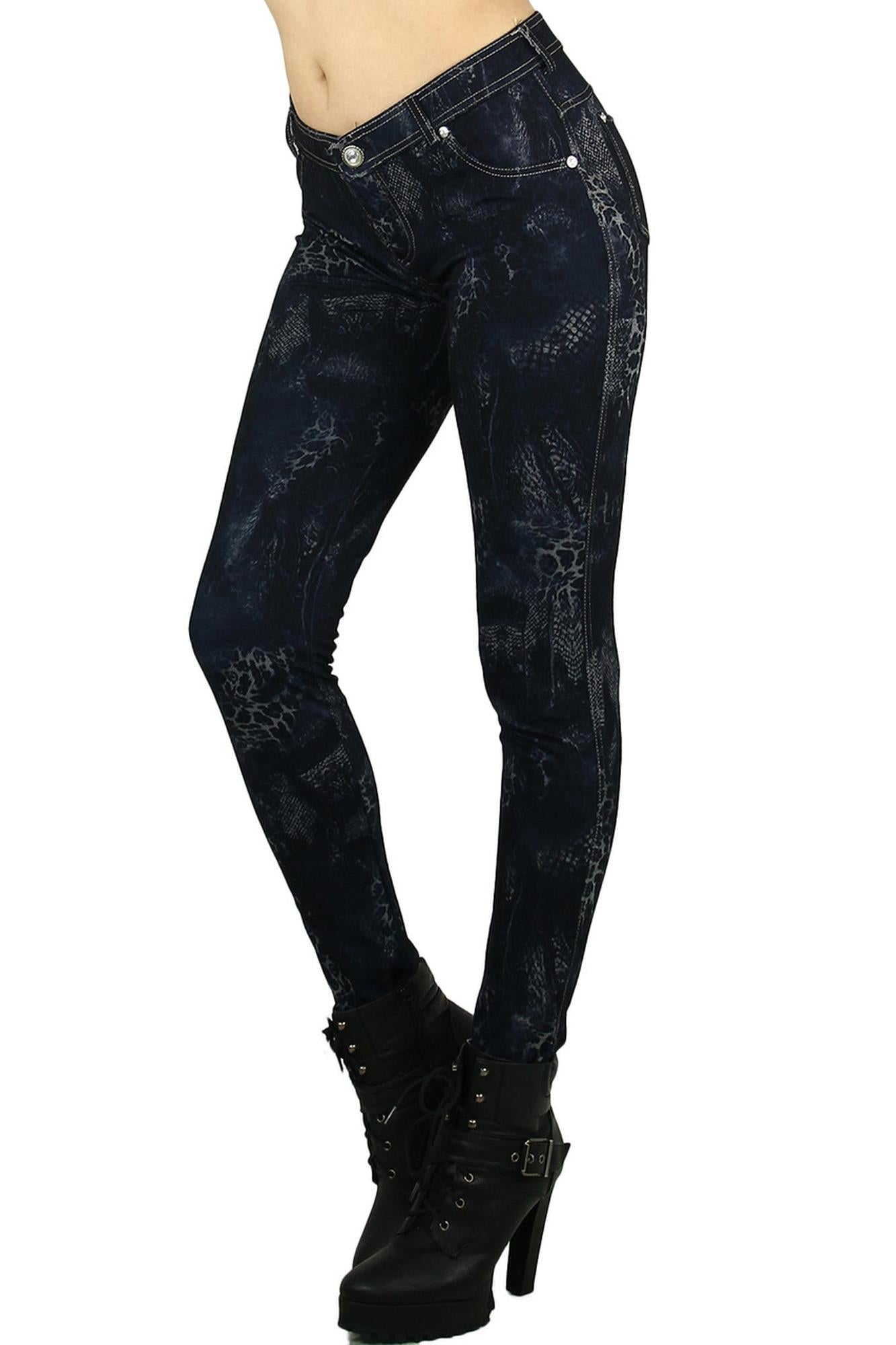 Empress Snakeskin Cotton Jeggings