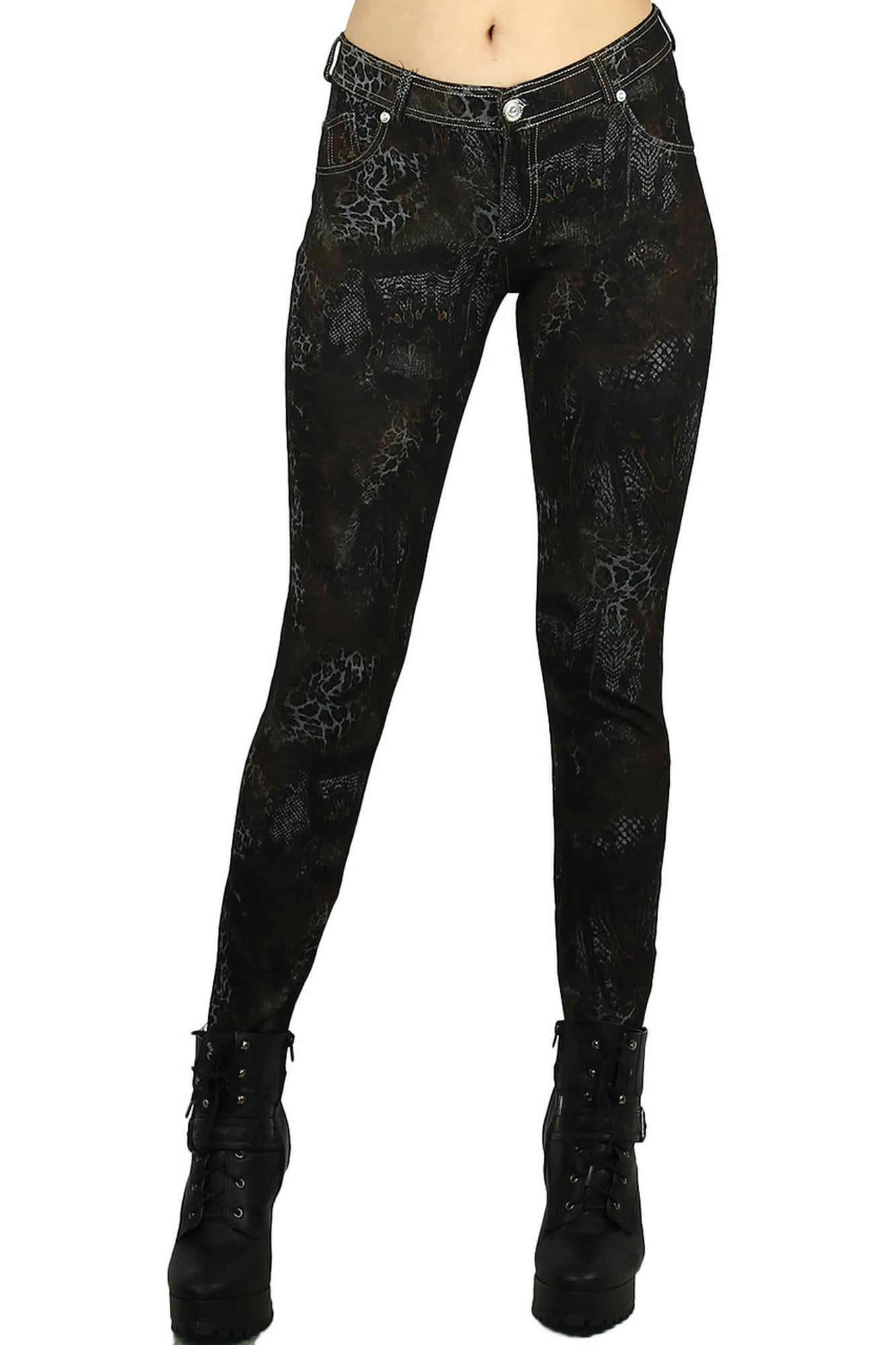 Empress Snakeskin Cotton Jeggings