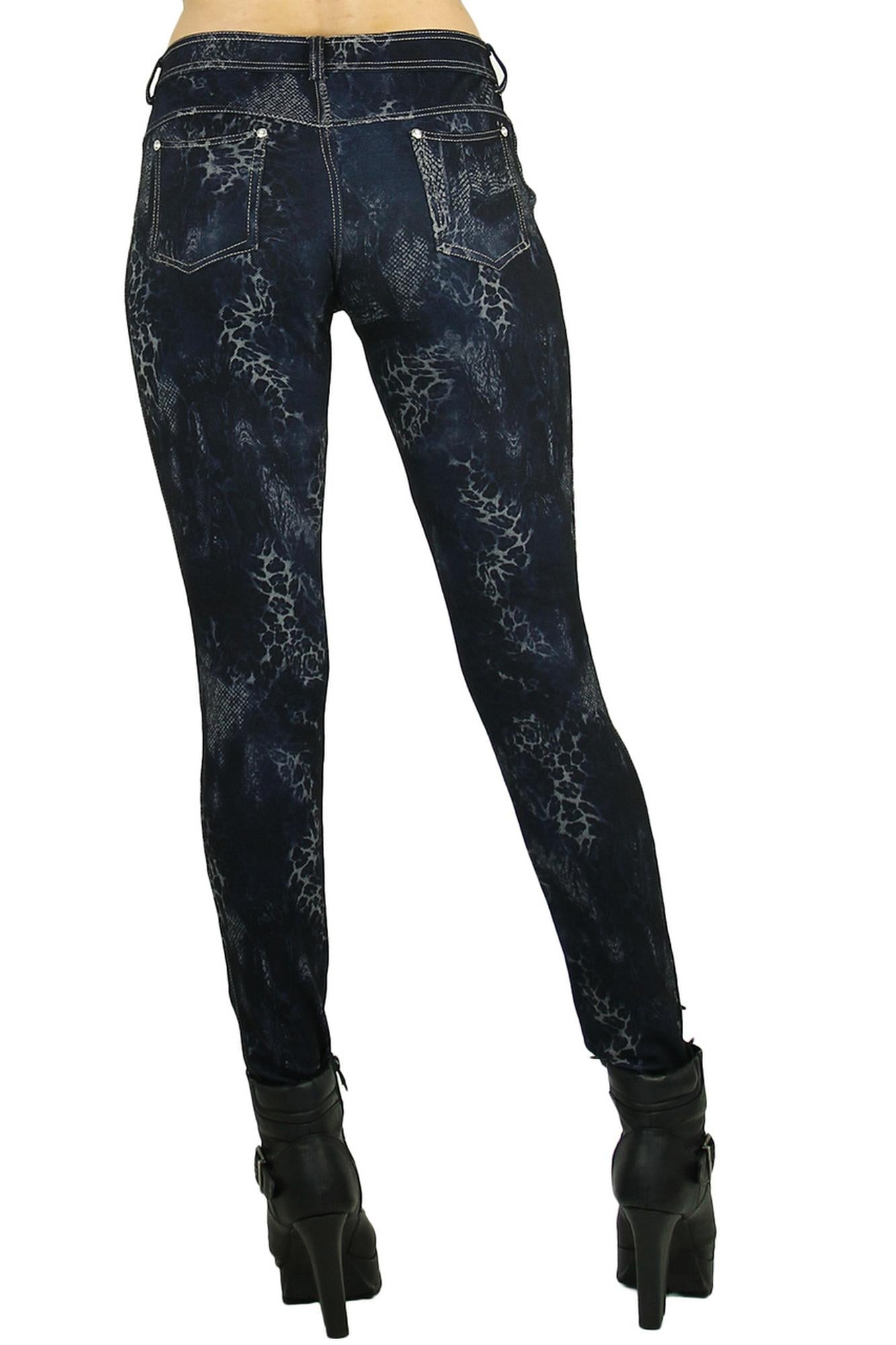 Empress Snakeskin Cotton Jeggings