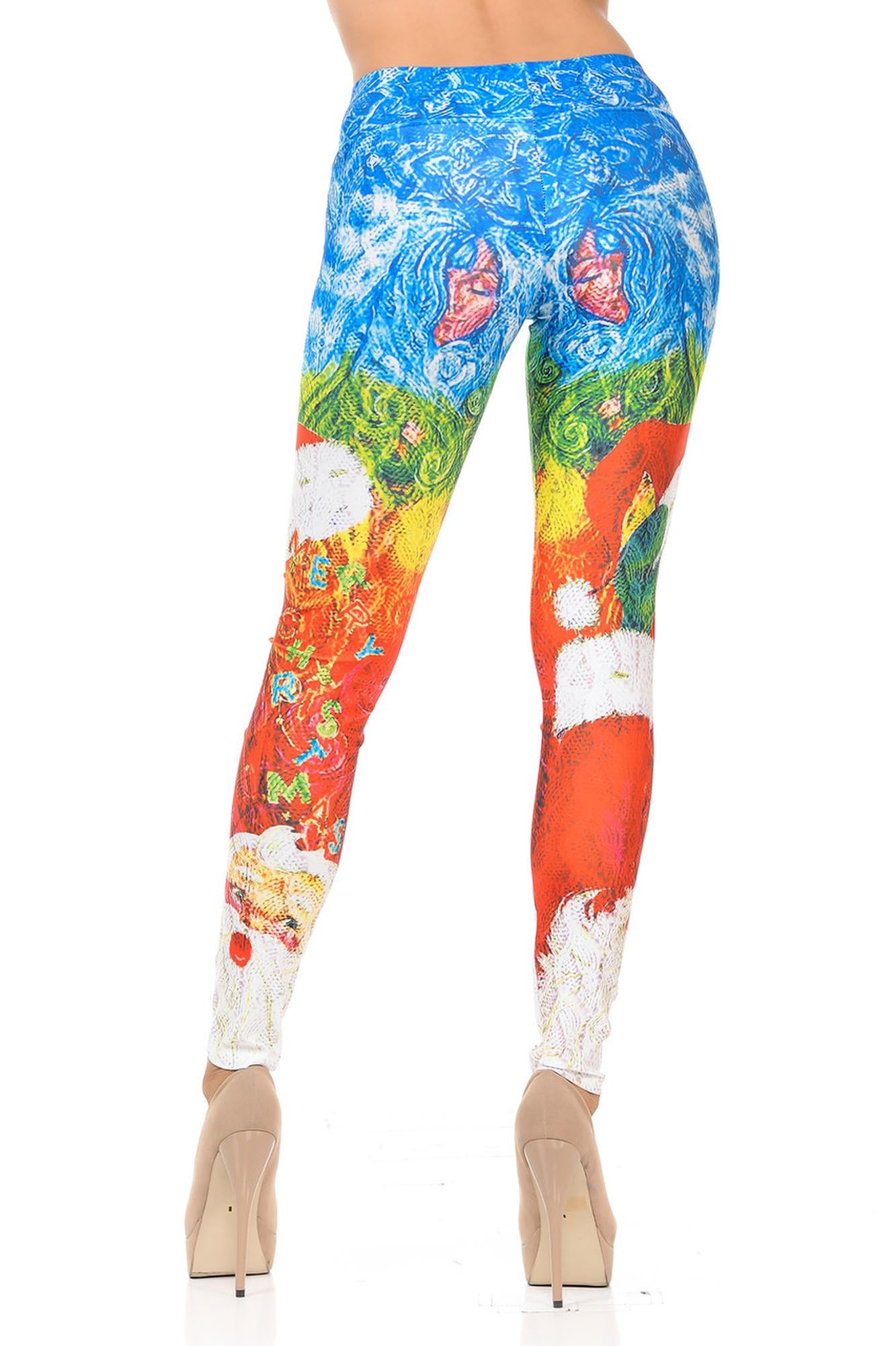 Picasso Santa Leggings