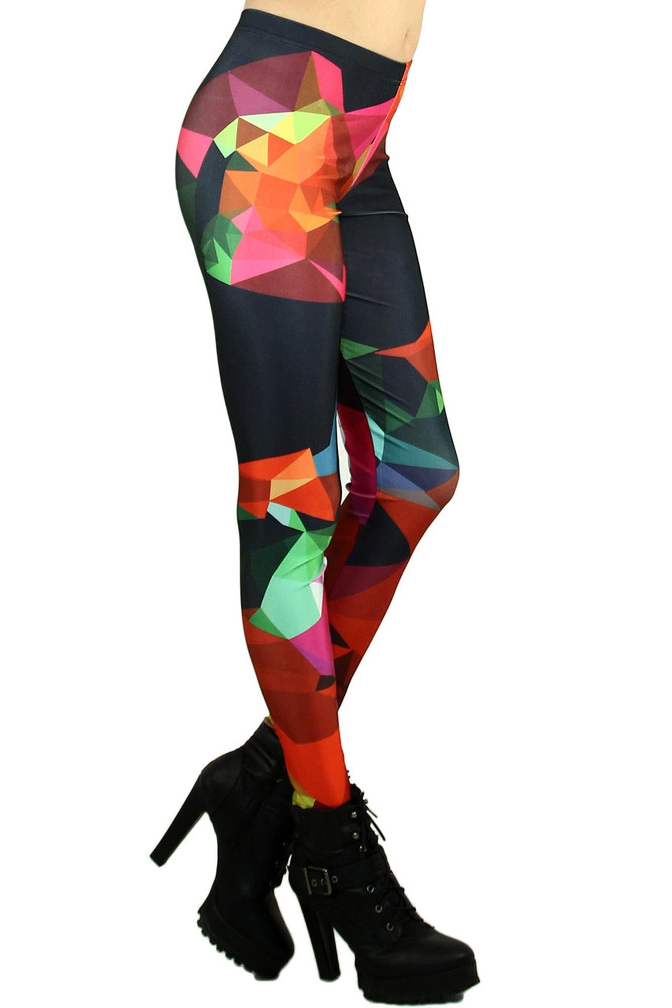 Sassy Colorful Shapes Leggings