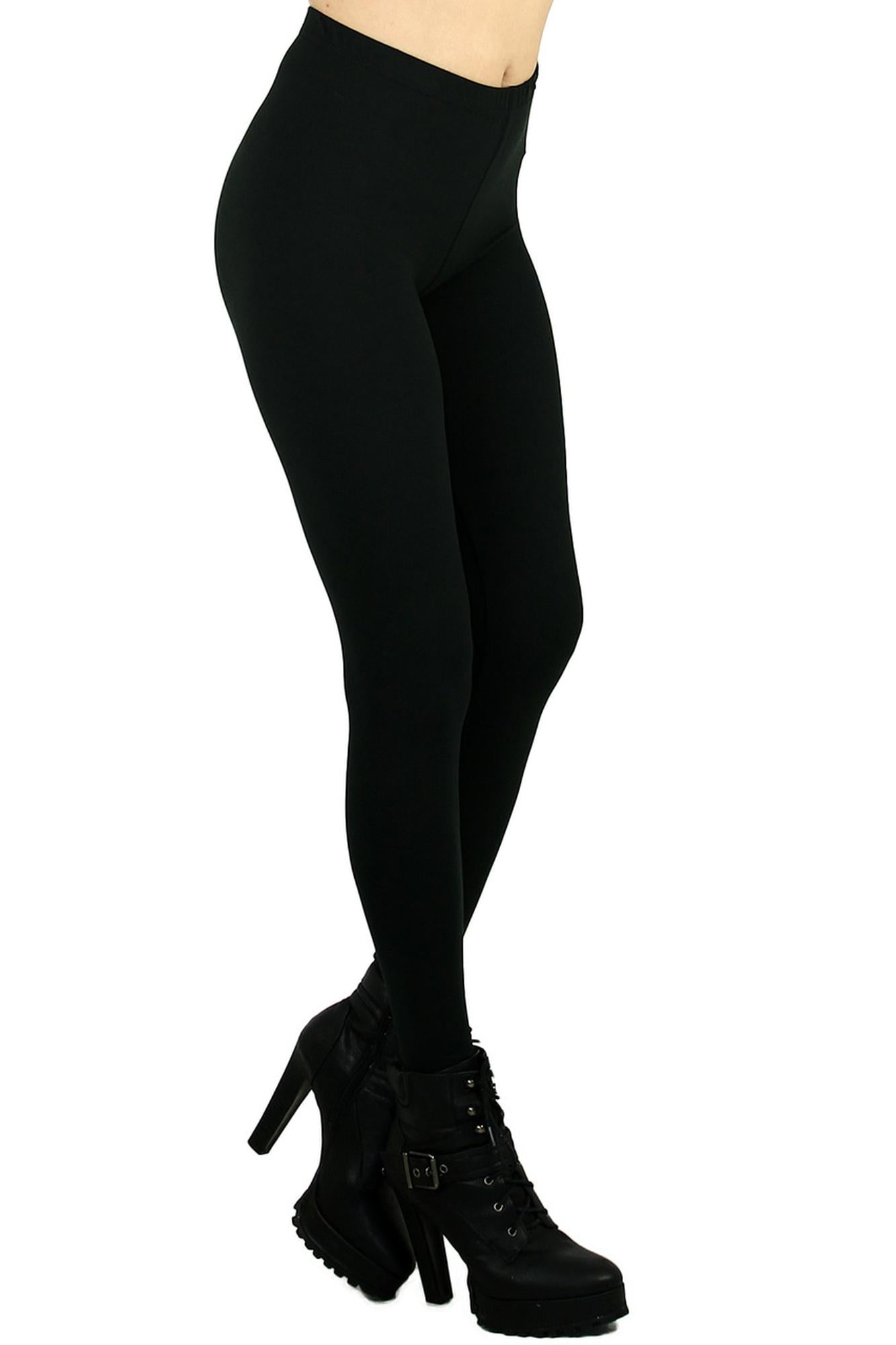 Brushed Buttery Smooth Basic Solid Leggings