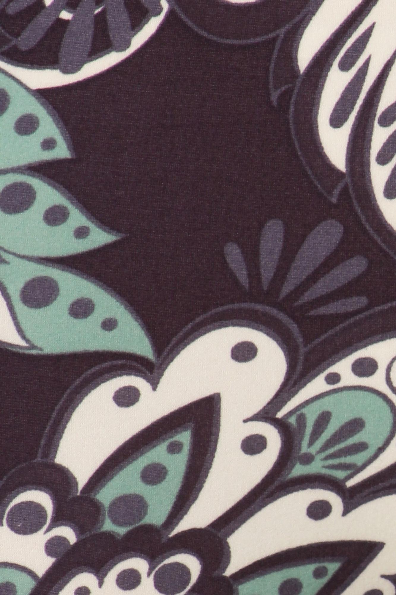 Buttery Smooth Indigo Paisley Shorts