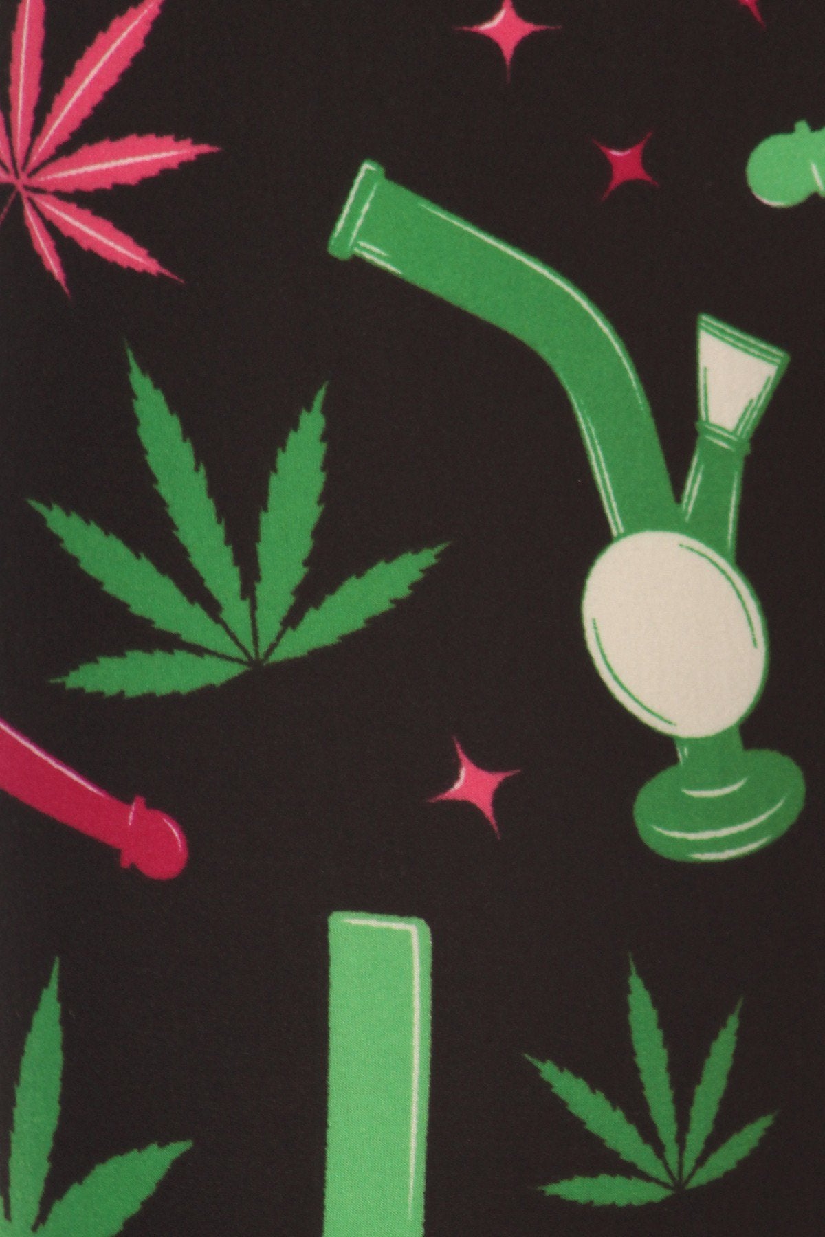 Buttery Soft Marijuana Esprit Extra Plus Size Capris - 3X-5X (XPlus One Size,Green)