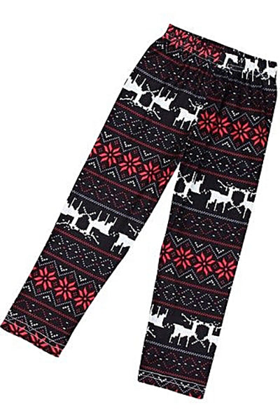 Brushed Reindeer Kids Leggings