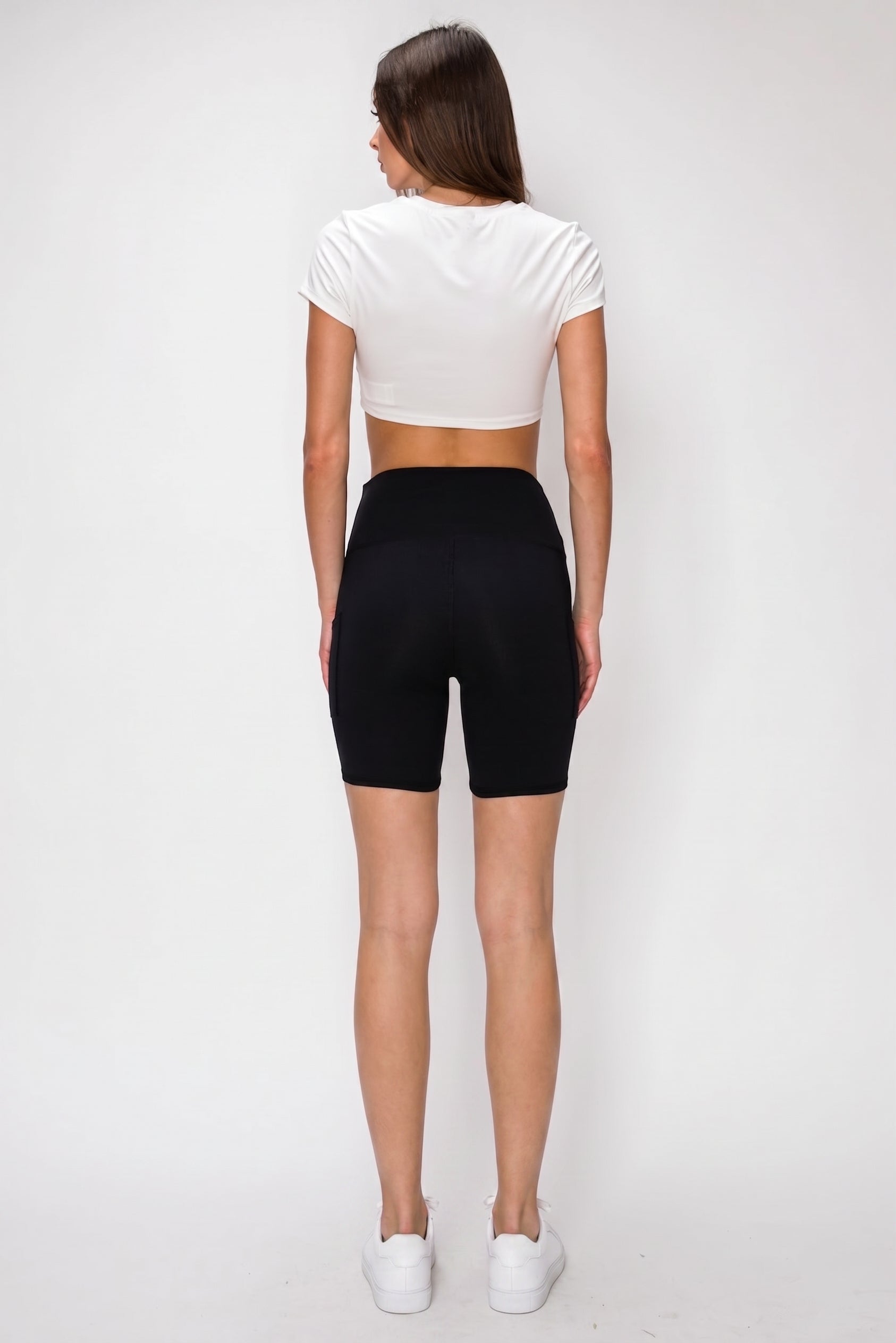 Sculpt Pocket 7|Inch High|Waist Biker Short