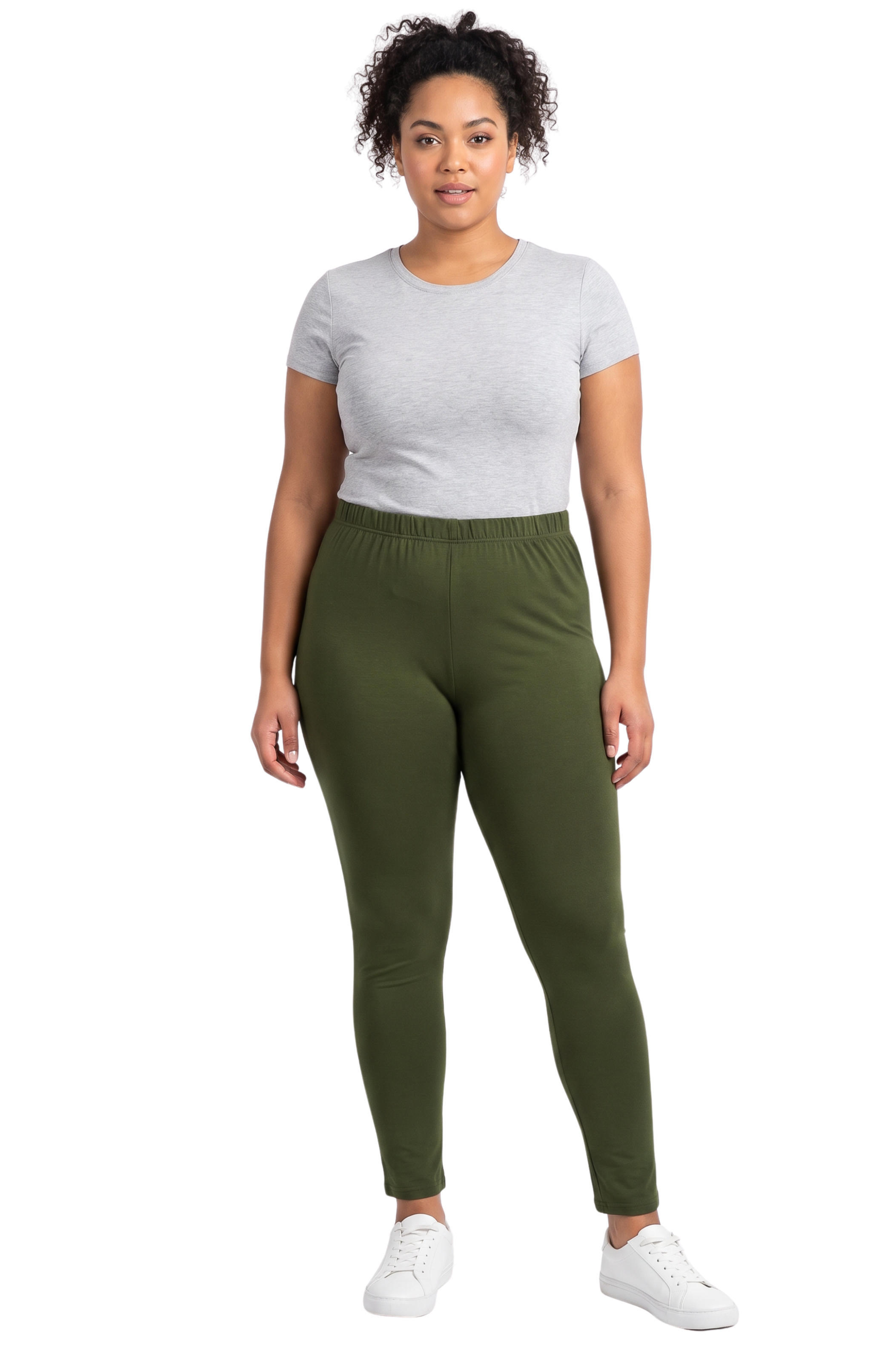 Buttery Smooth Basic Solid Plus Size Capris | New Mix