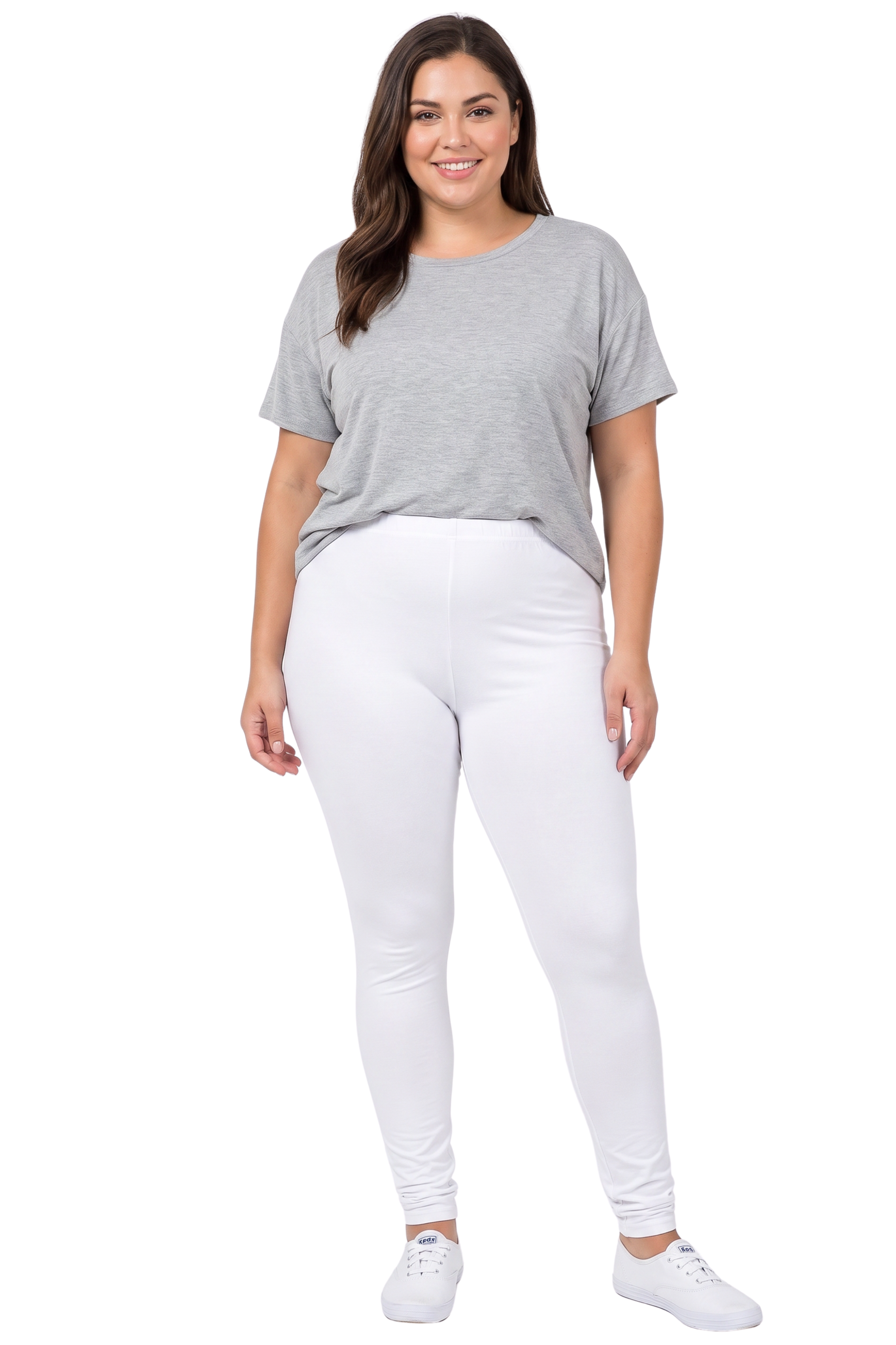 Buttery Smooth Basic Solid Plus Size Capris | New Mix