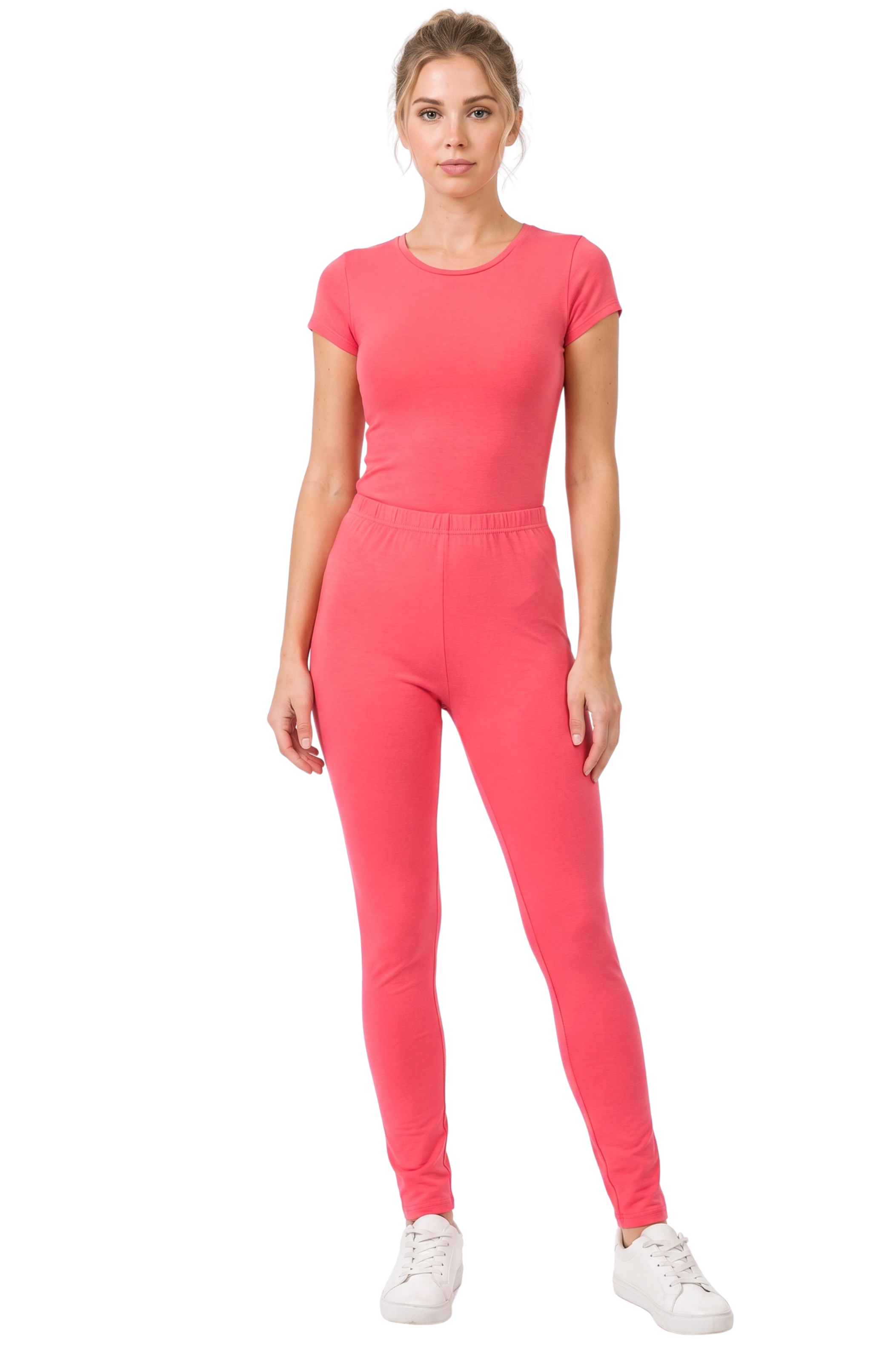 Brushed Basic Solid Leggings | New Mix
