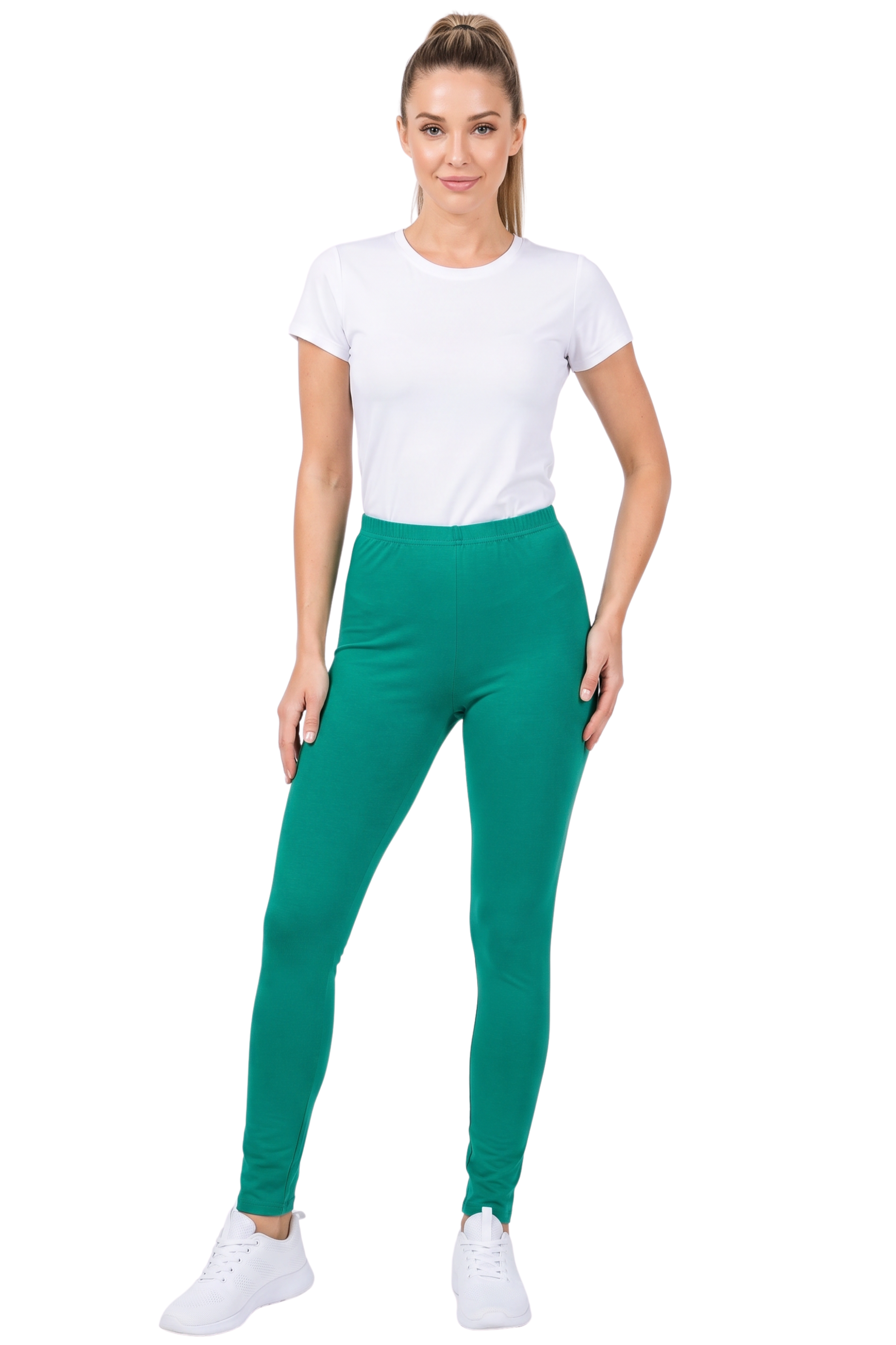 Brushed Basic Solid Leggings | New Mix