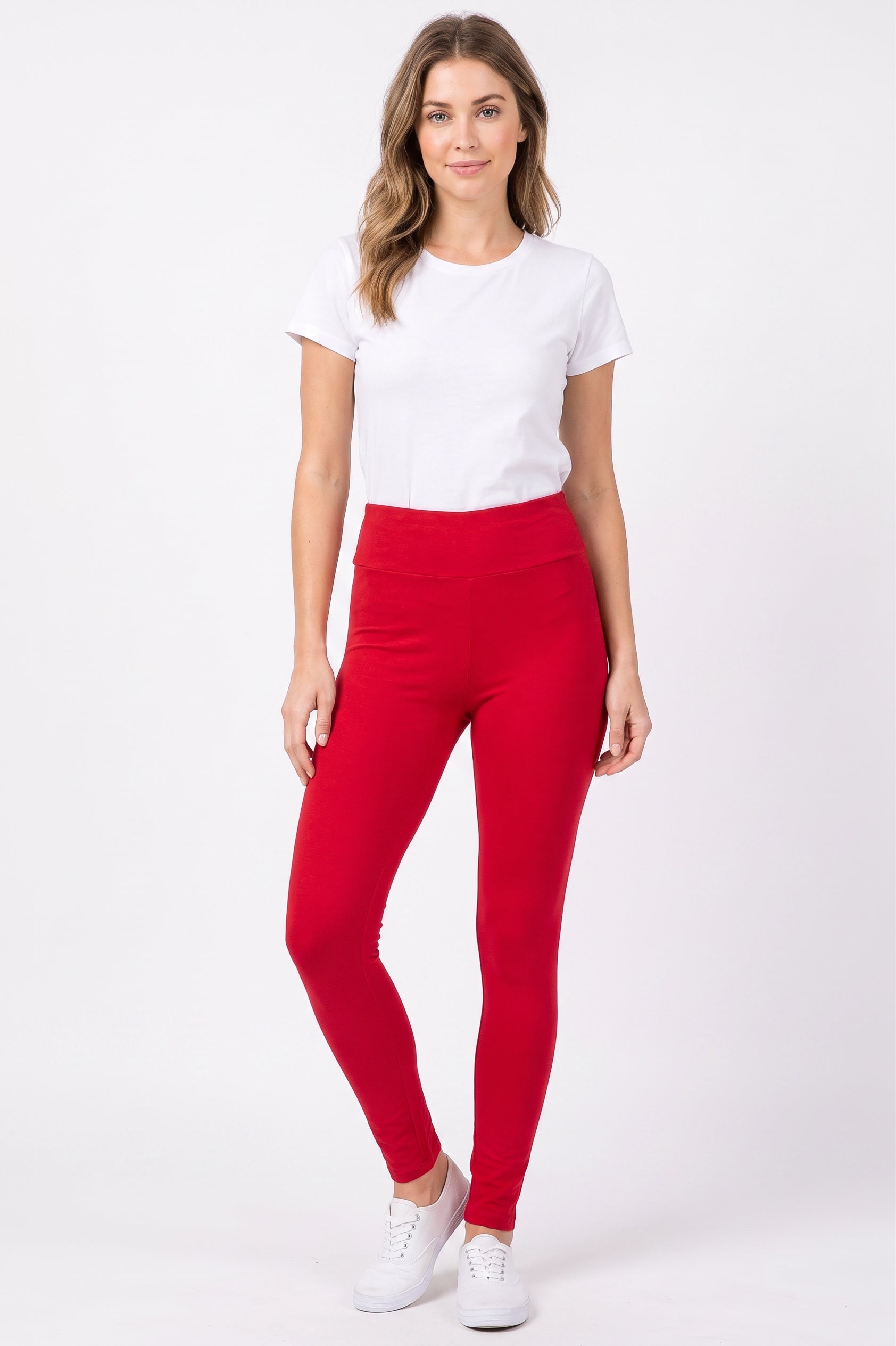Buttery Smooth Basic Solid High Waisted Leggings | EEVEE | 3 Inch
