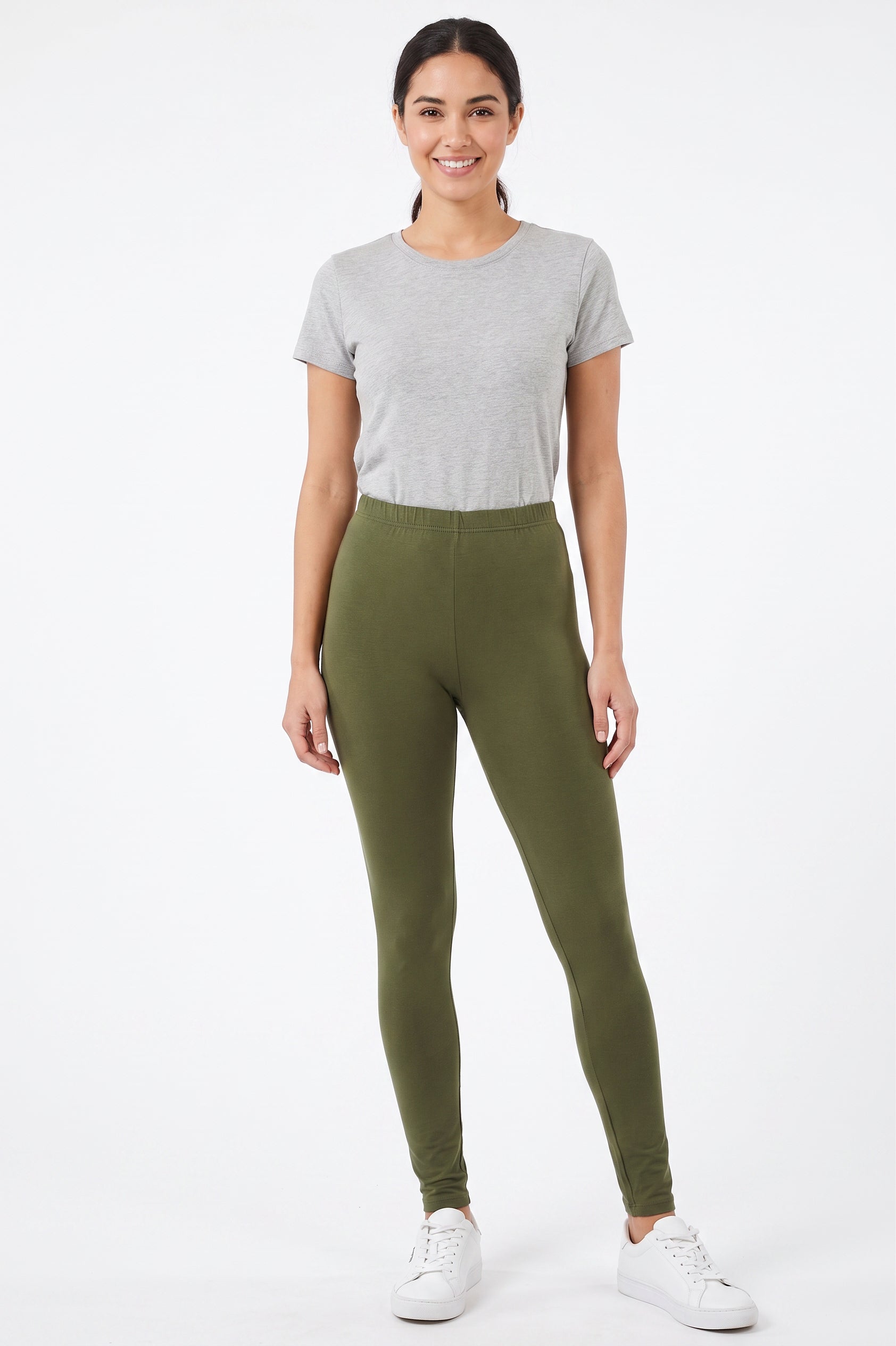Buttery Smooth Basic Solid Leggings | EEVEE