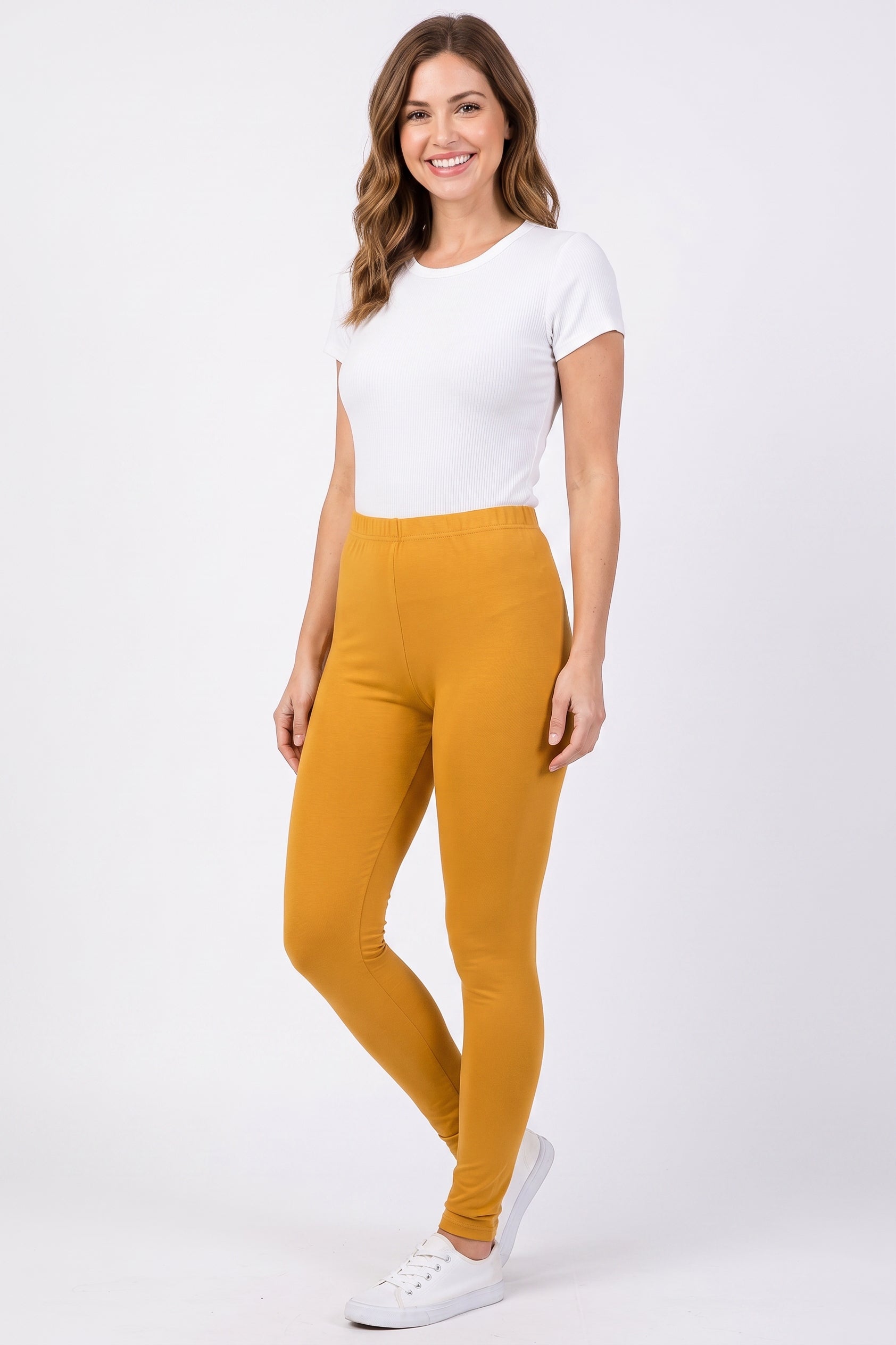 Buttery Smooth Basic Solid Leggings | EEVEE