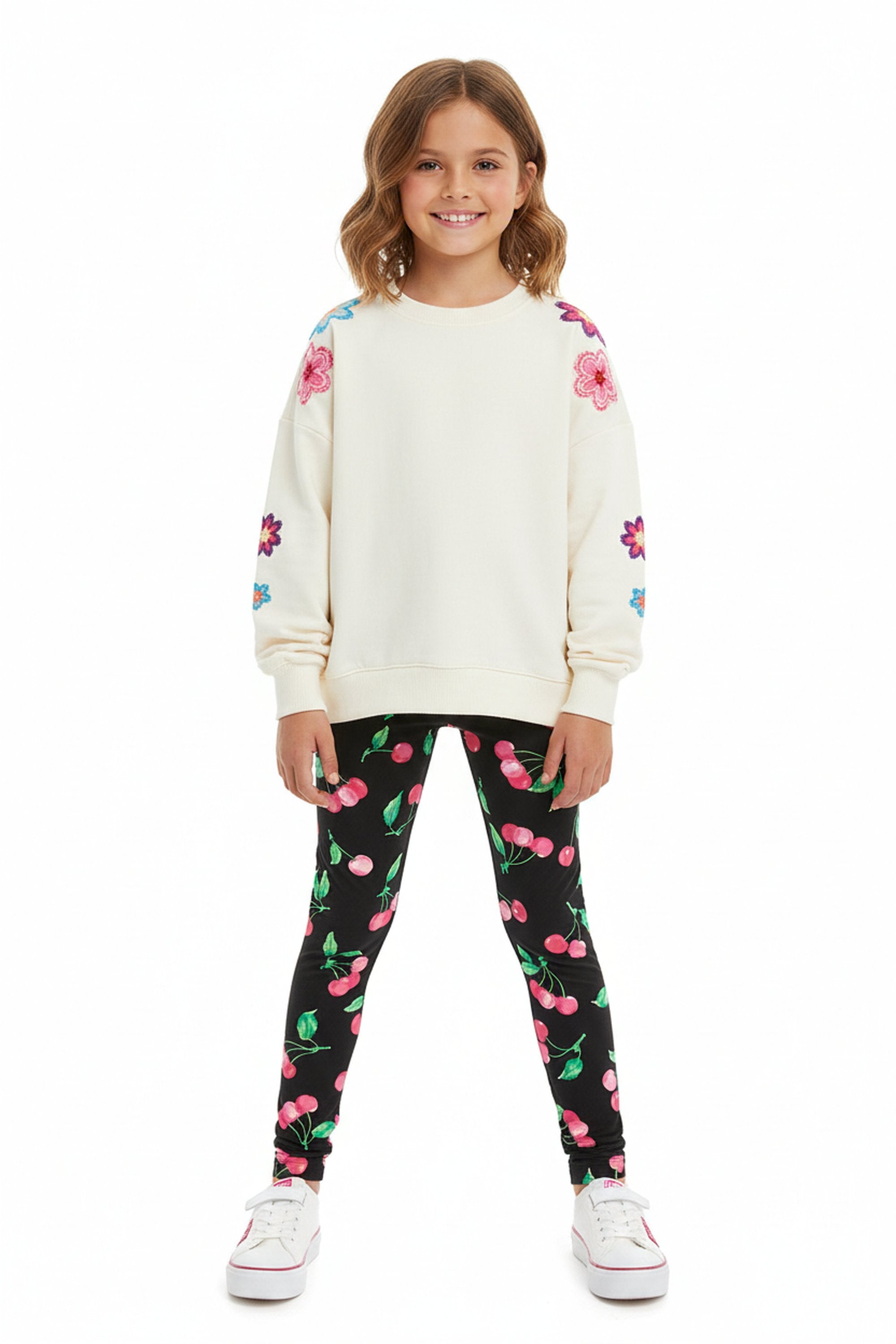 Buttery Smooth Pink Cherry Kids Leggings