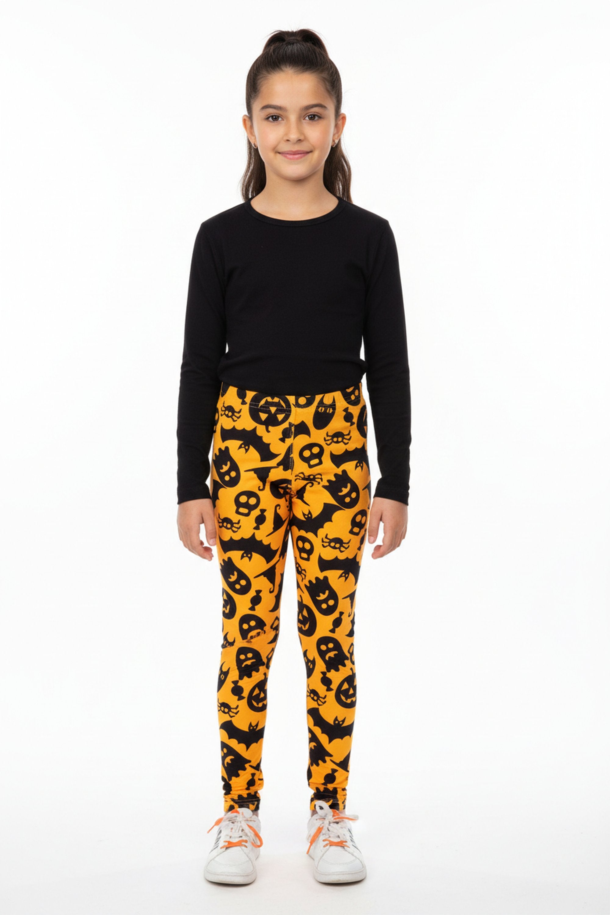Brushed Halloween Kids Leggings