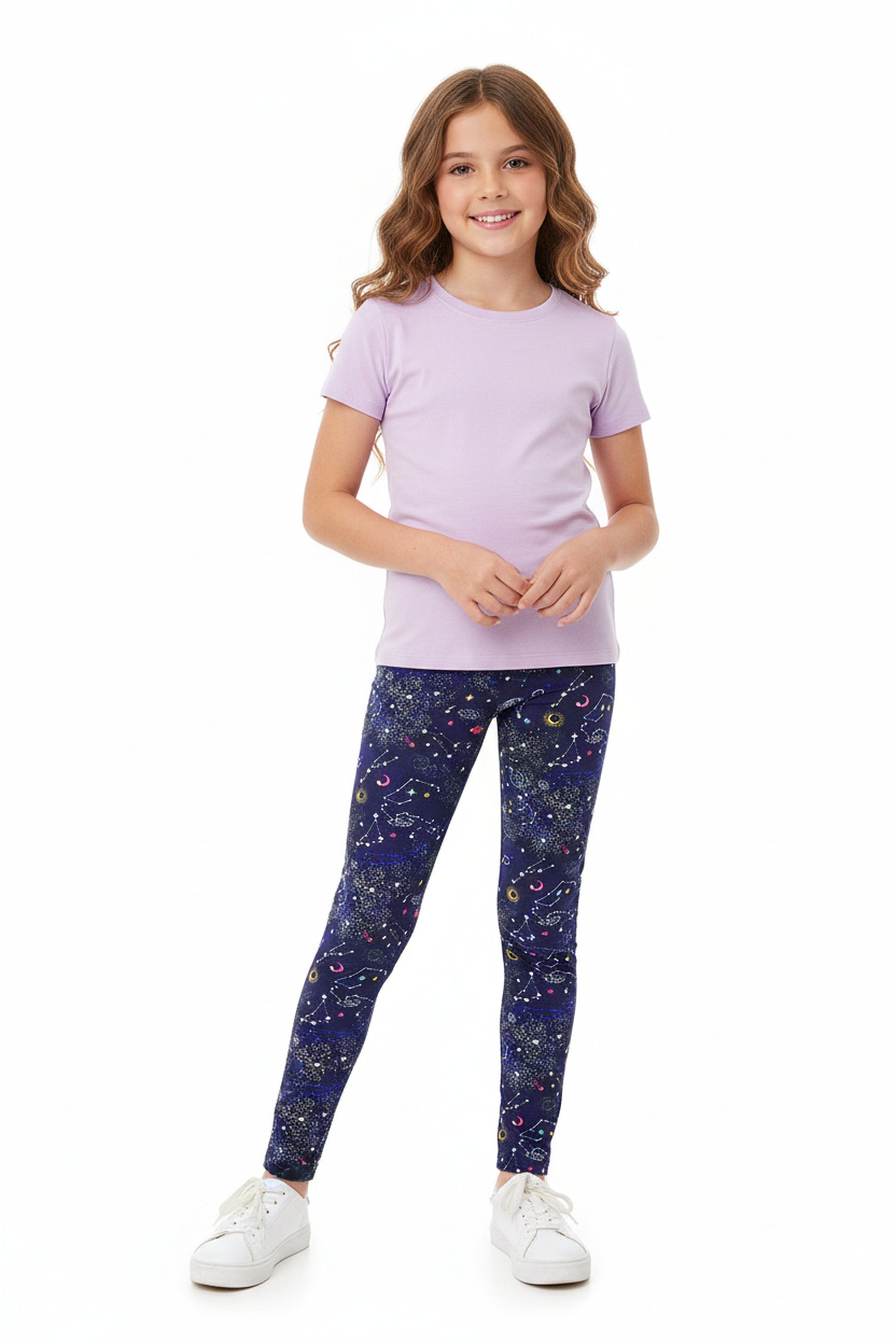 Buttery Smooth Space Constellation Kids Leggings