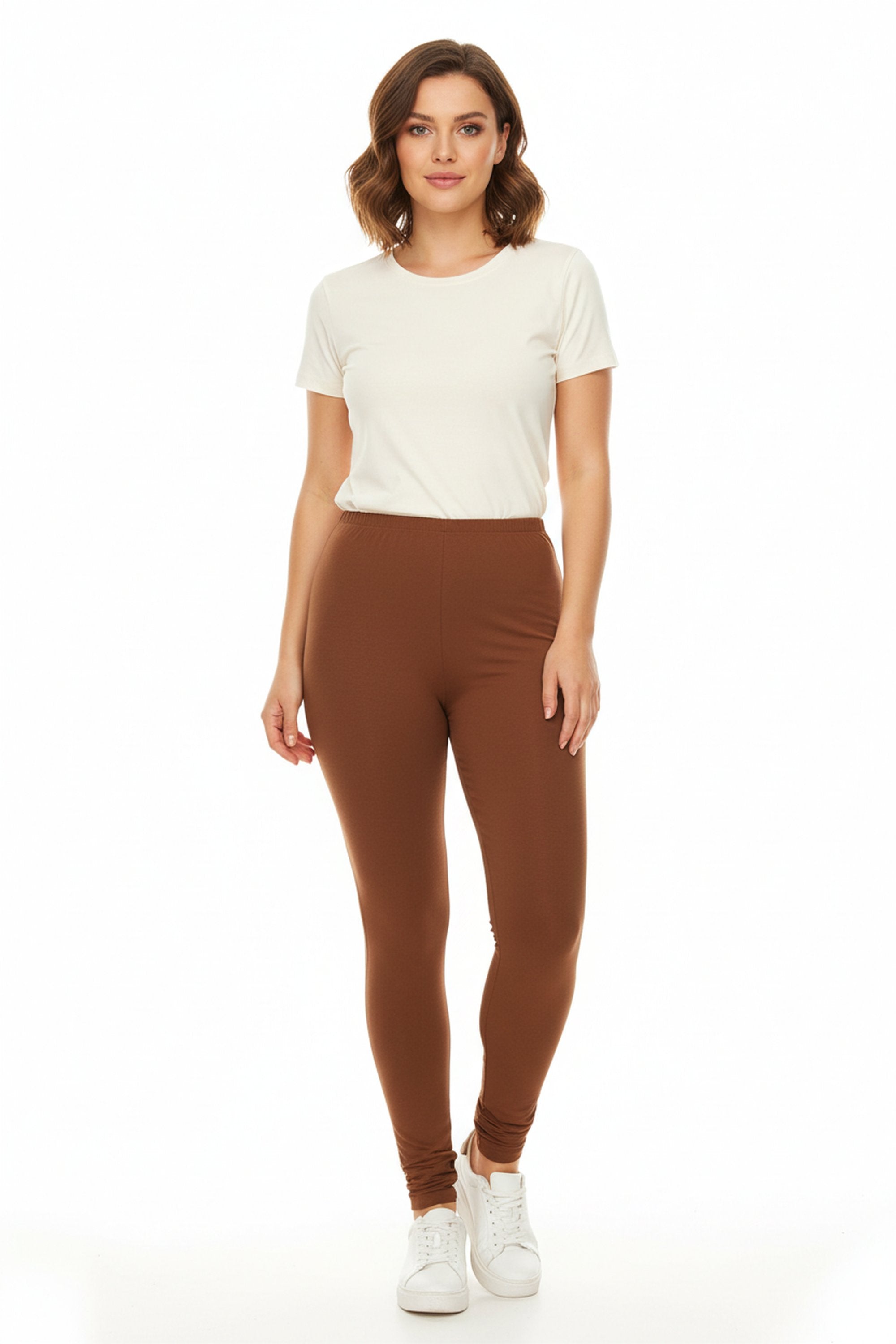 Brushed Basic Solid Leggings Extra Plus Size Leggings | 3X|5X | New Mix