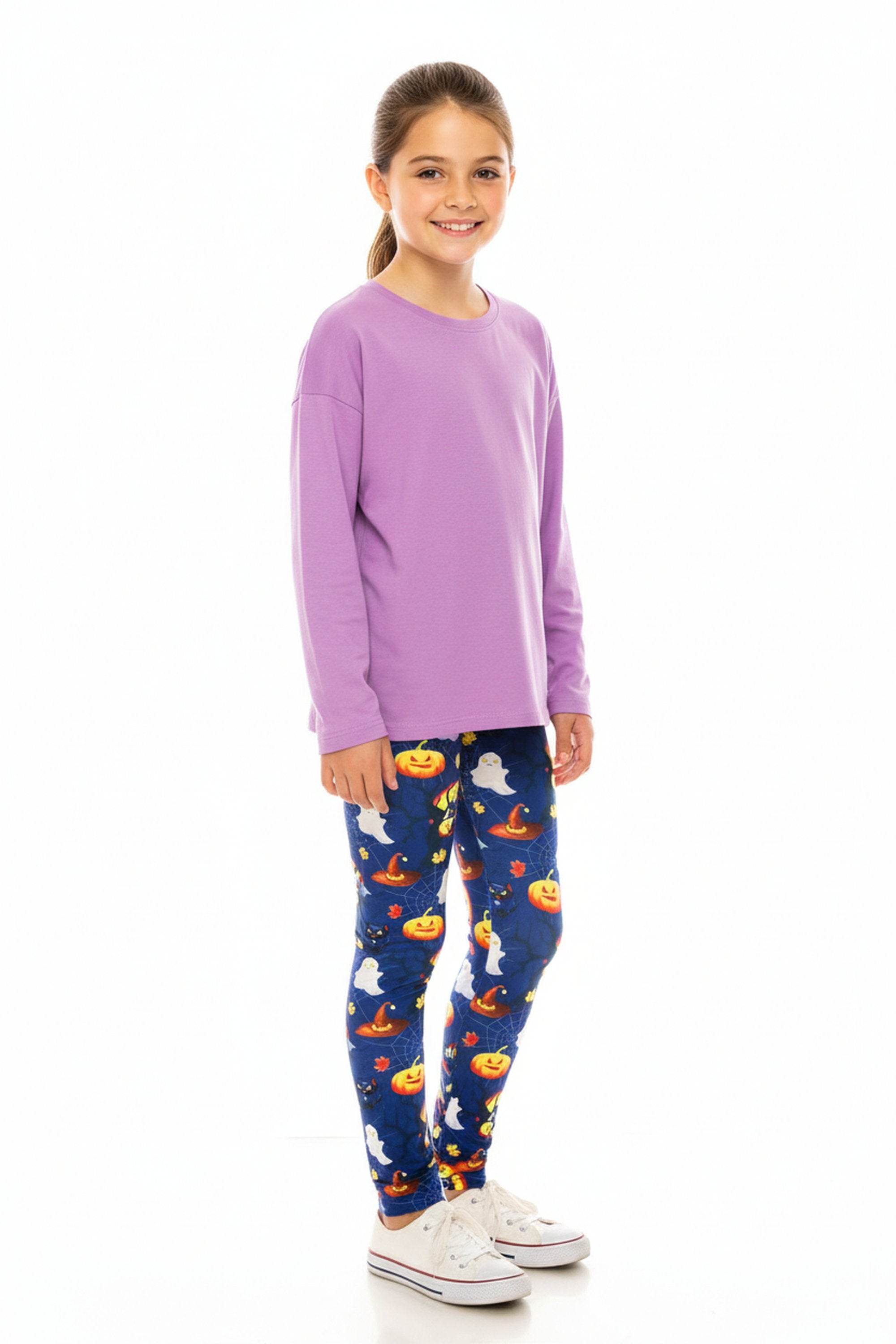 Creamy Soft Halloween Critters Kids Leggings | USA Fashion™