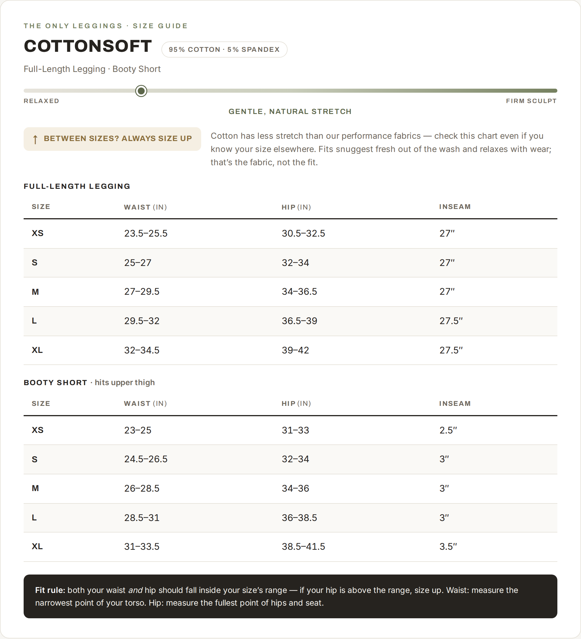 CottonSoft Full|Length High|Waist Legging