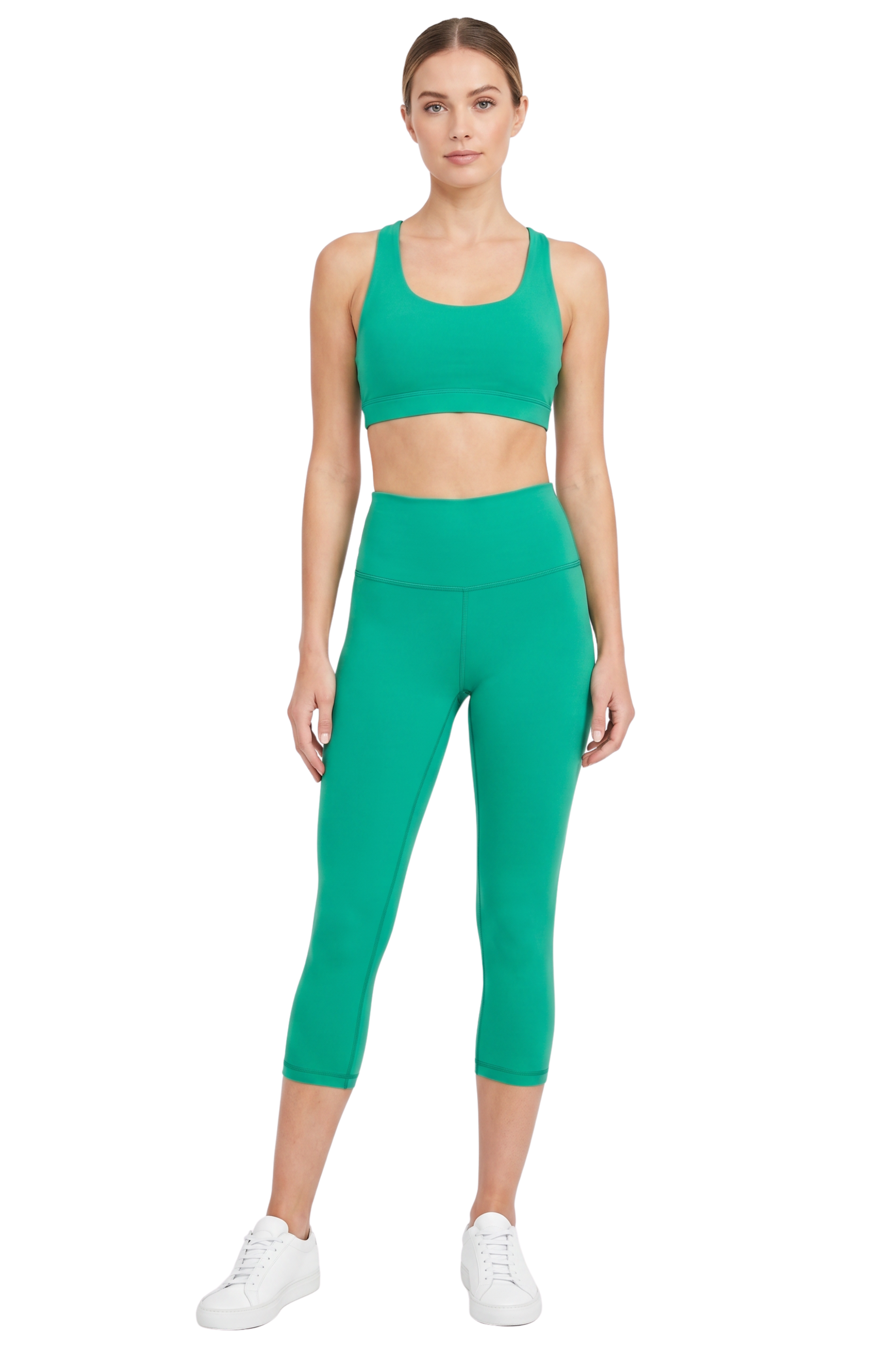 Brushed Basic Solid High Waisted Capris | 5 Inch | New Mix