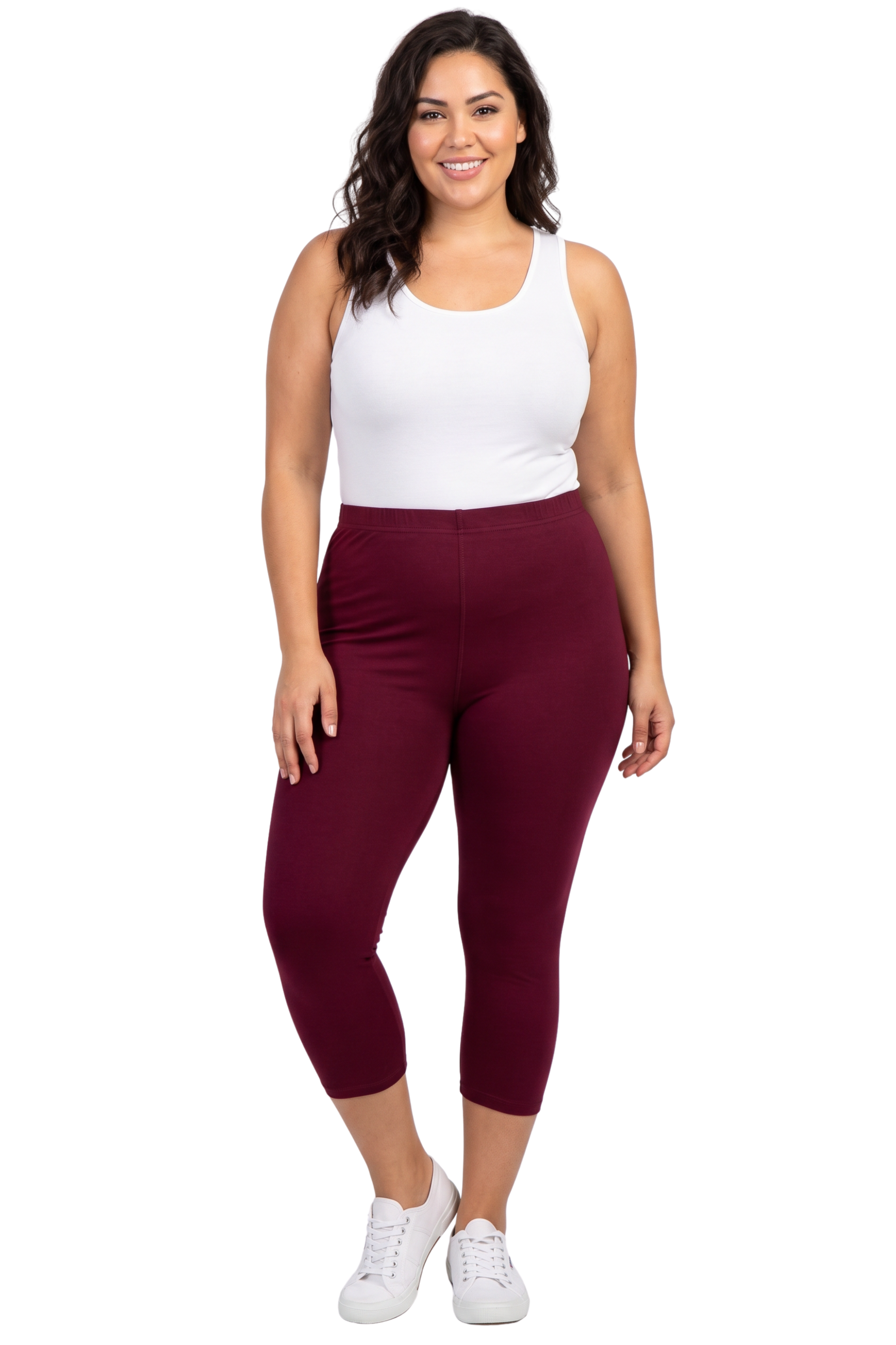 Buttery Smooth Solid Basic Extra Plus Size Capris | 3X|5X | New Mix