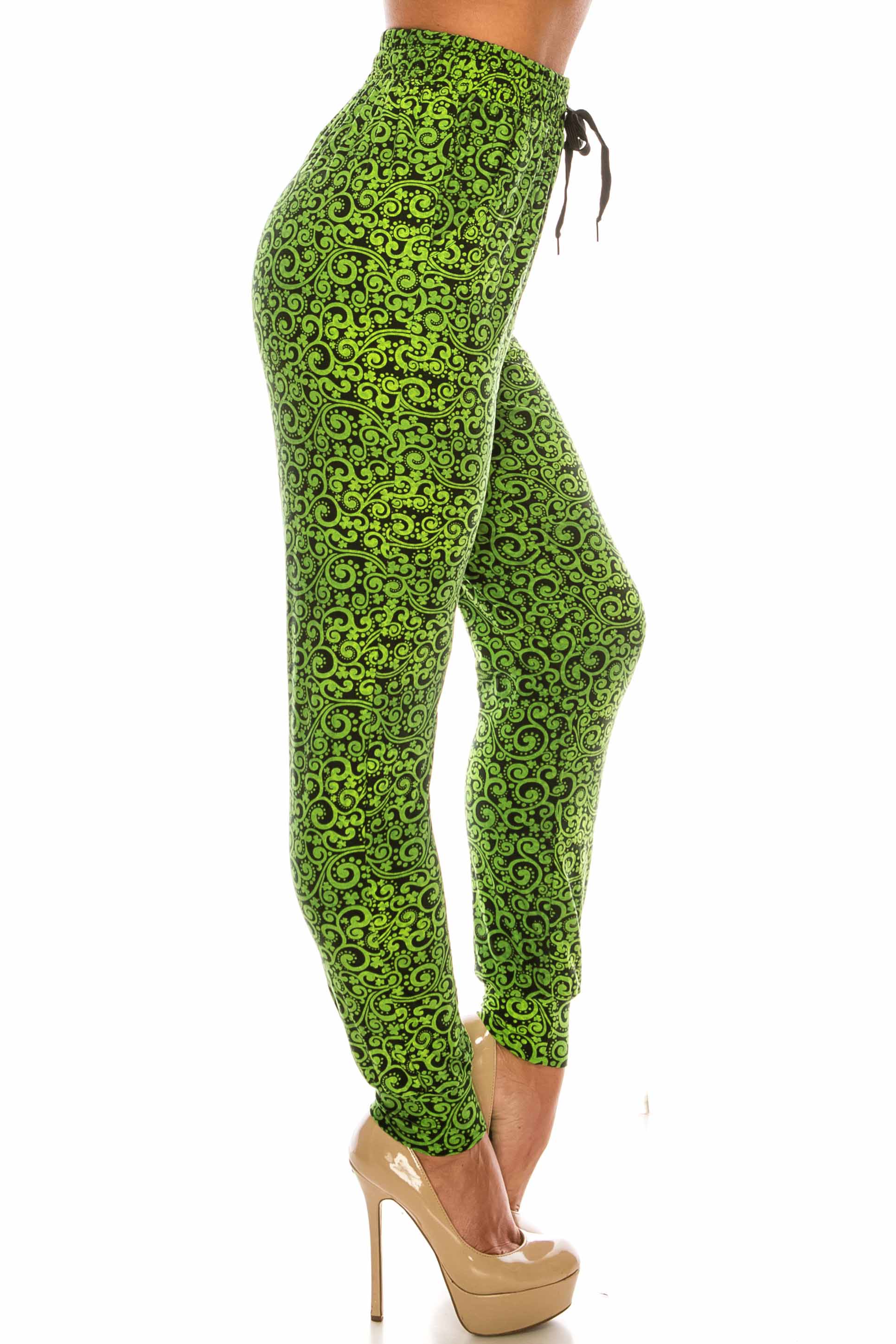 Buttery Smooth Green Irish Vine Joggers - LIMITED EDITION