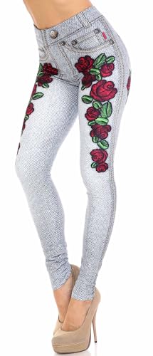 Creamy Soft 3D Floral Helix Plus Size Leggings | Signature Collection (One Size Plus,Charcoal)