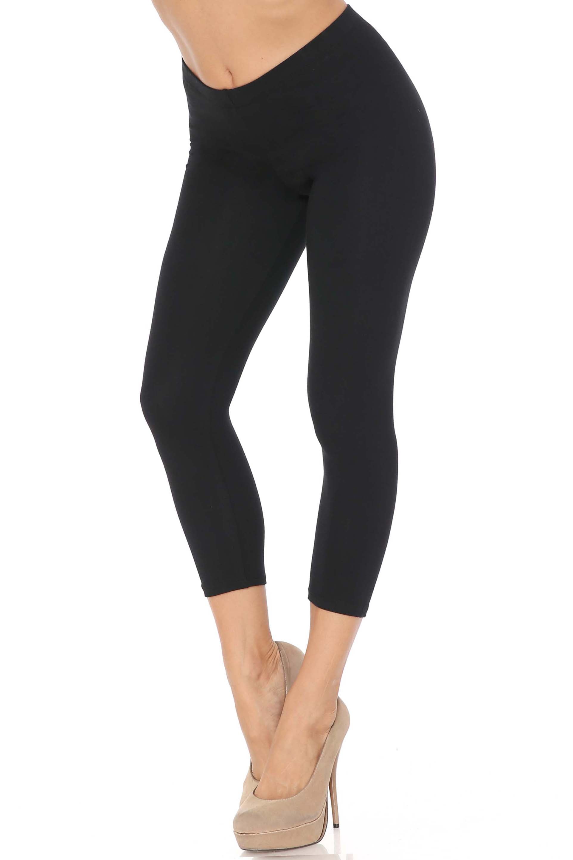 USA Cotton Capri Length Leggings