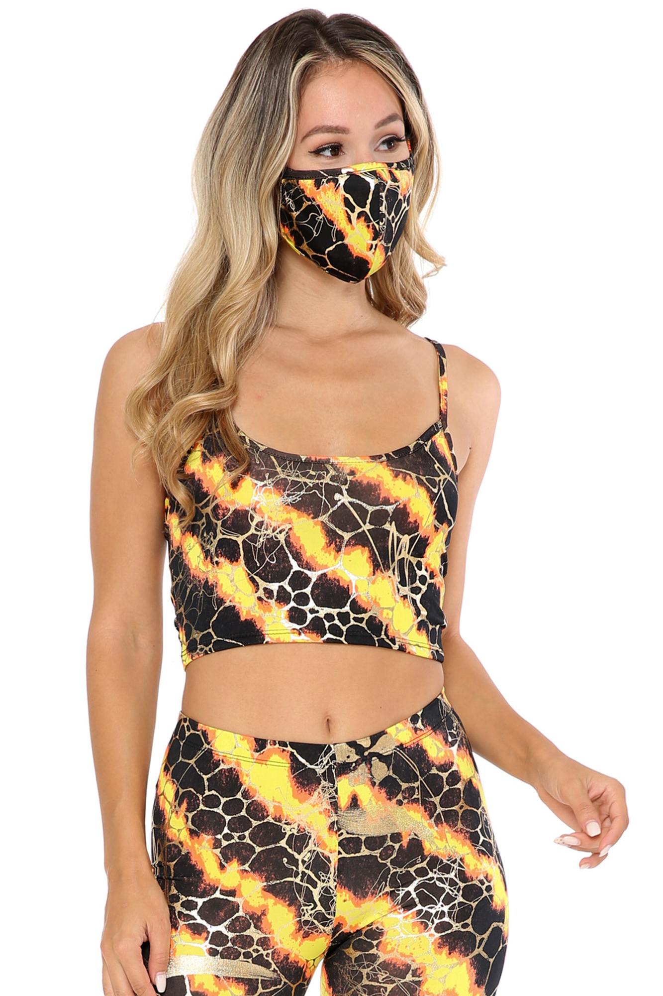 Colorcade Spaghetti Crop Top - Made in USA - LIMITED EDITION