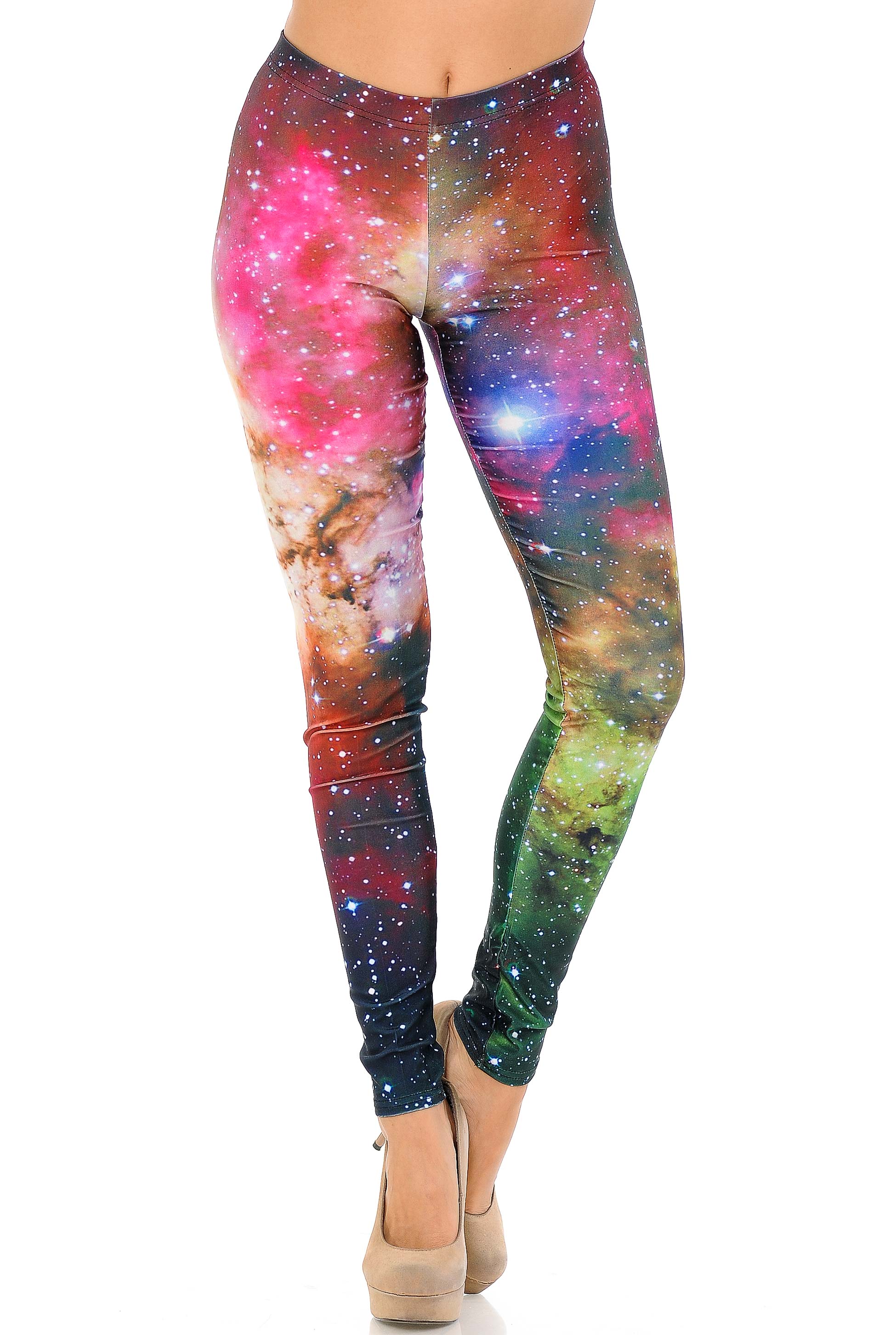 Premium Graphic Print Lucid Nebula Galaxy Leggings