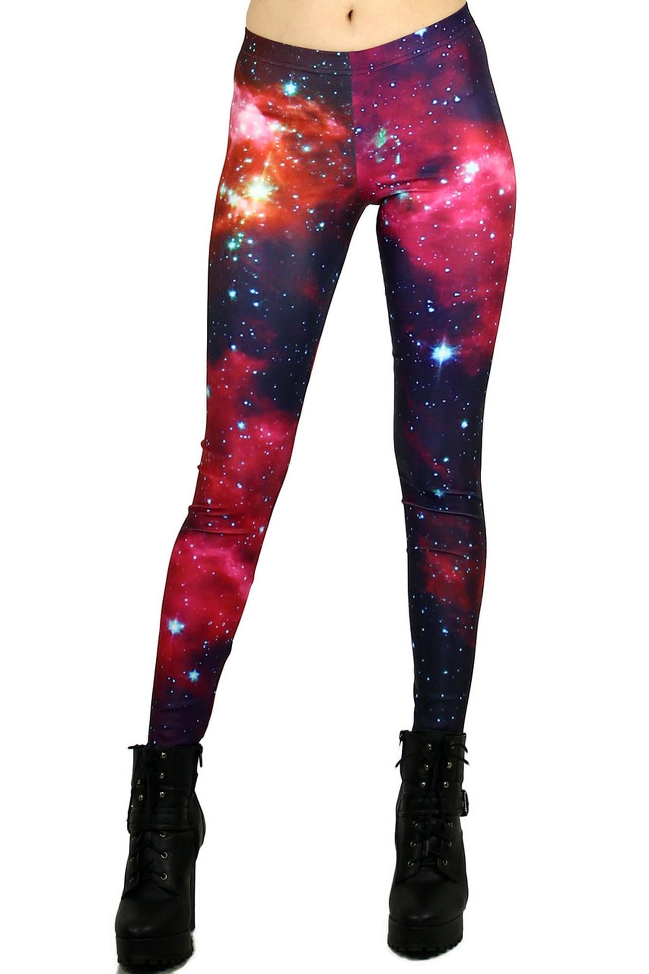 Cardinal Blush Galaxy Leggings