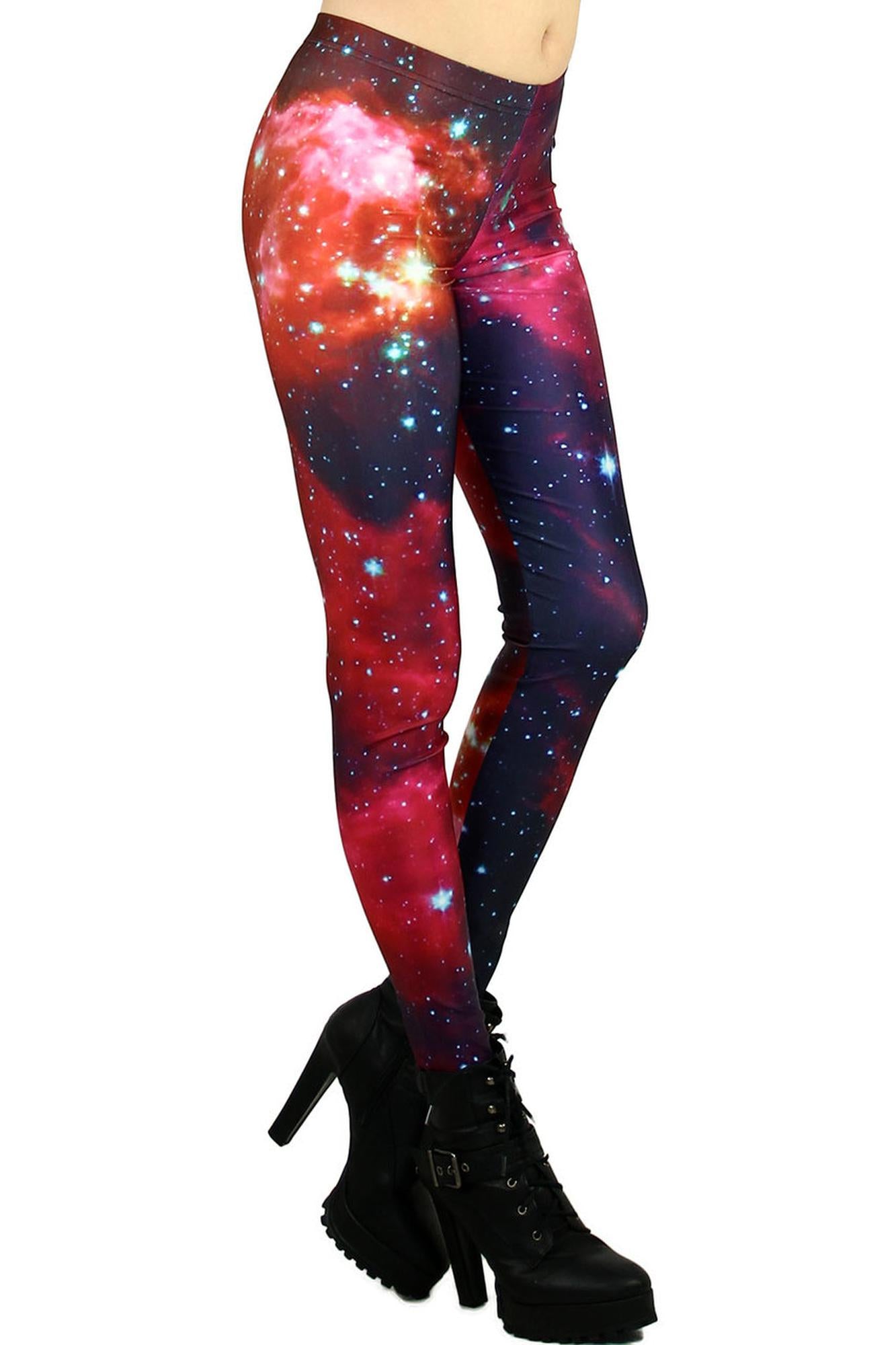 Cardinal Blush Galaxy Leggings