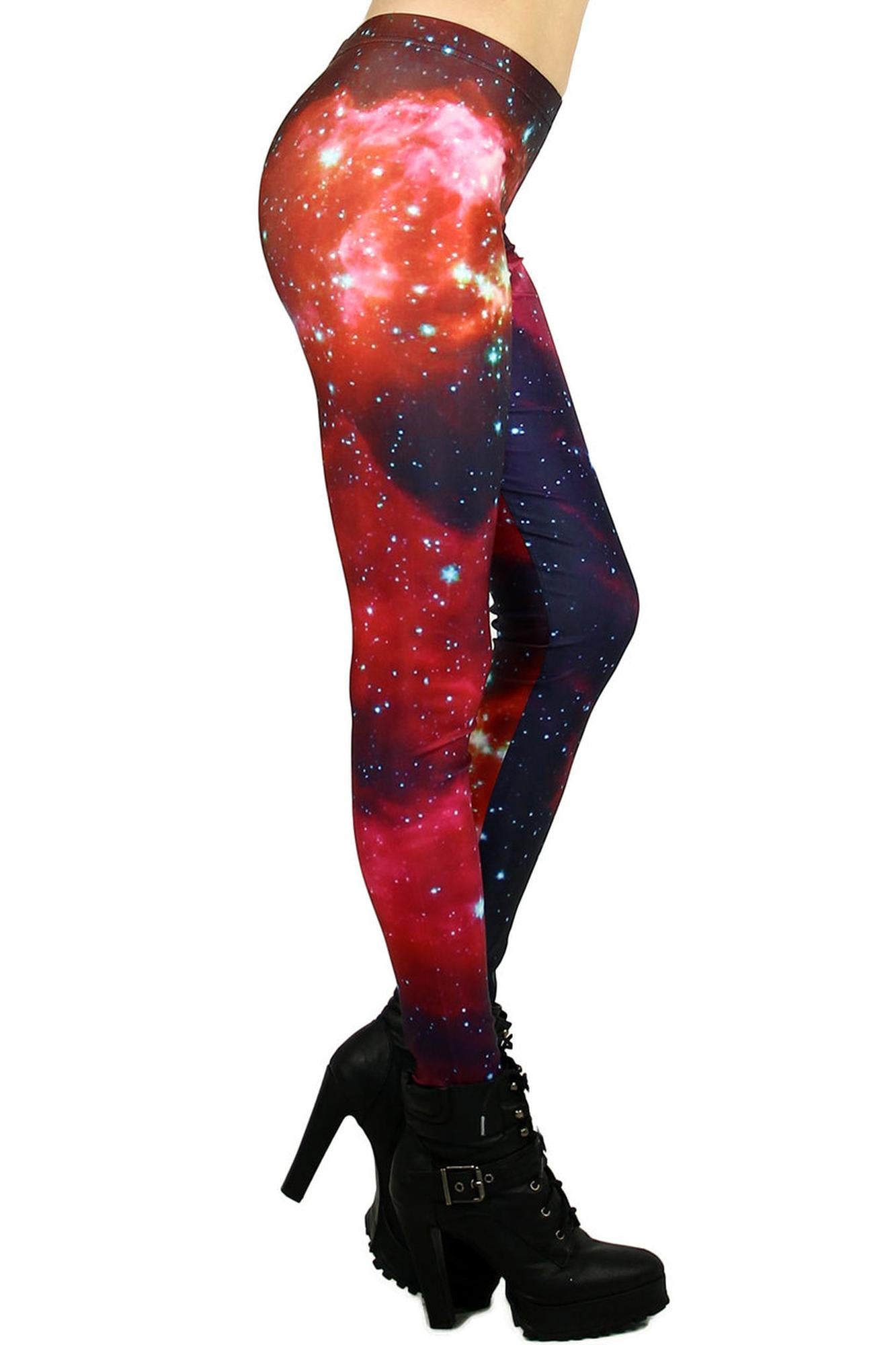 Cardinal Blush Galaxy Leggings