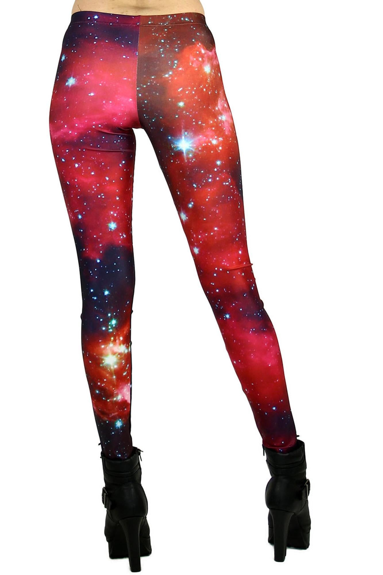 Cardinal Blush Galaxy Leggings