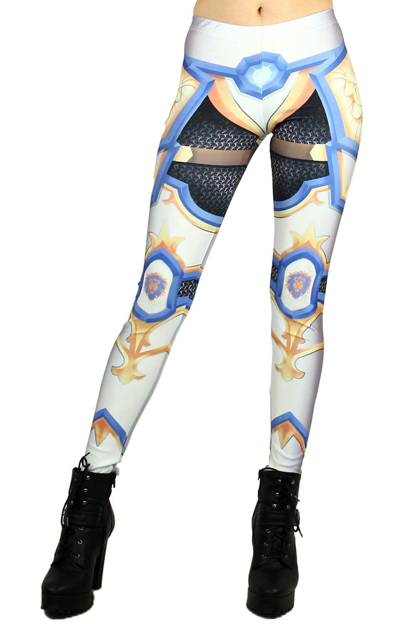 Premium Graphic Print Hero Armor Leggings
