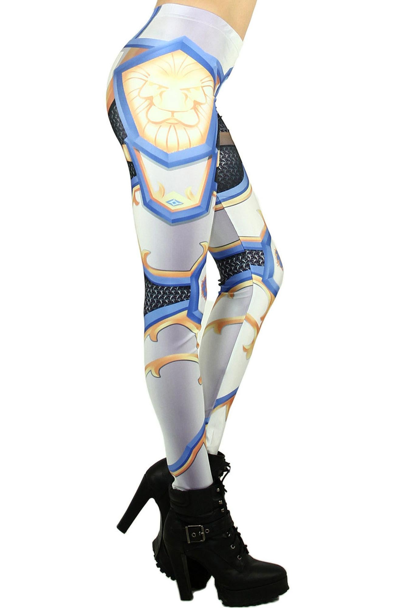 Premium Graphic Print Hero Armor Leggings