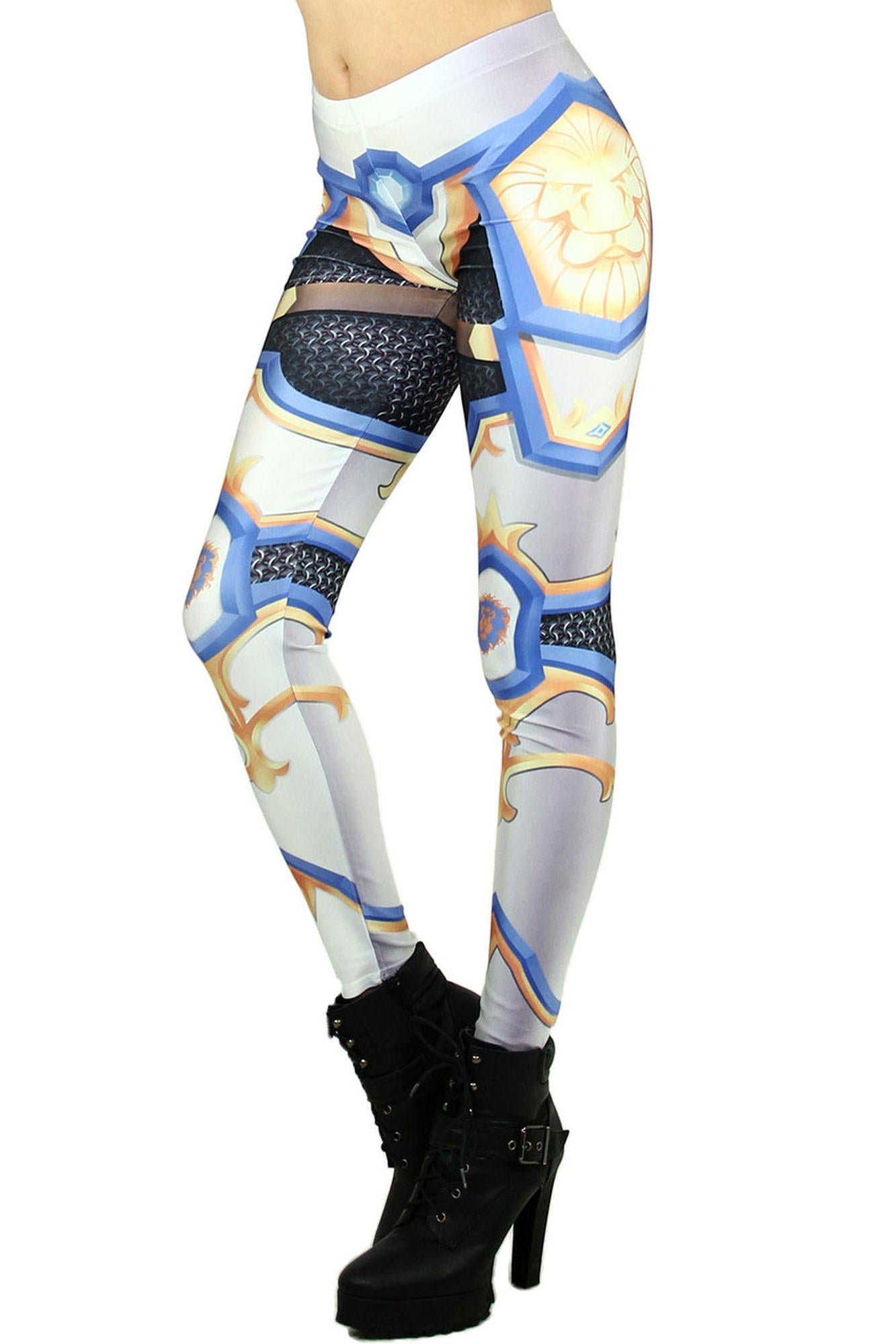 Premium Graphic Print Hero Armor Leggings