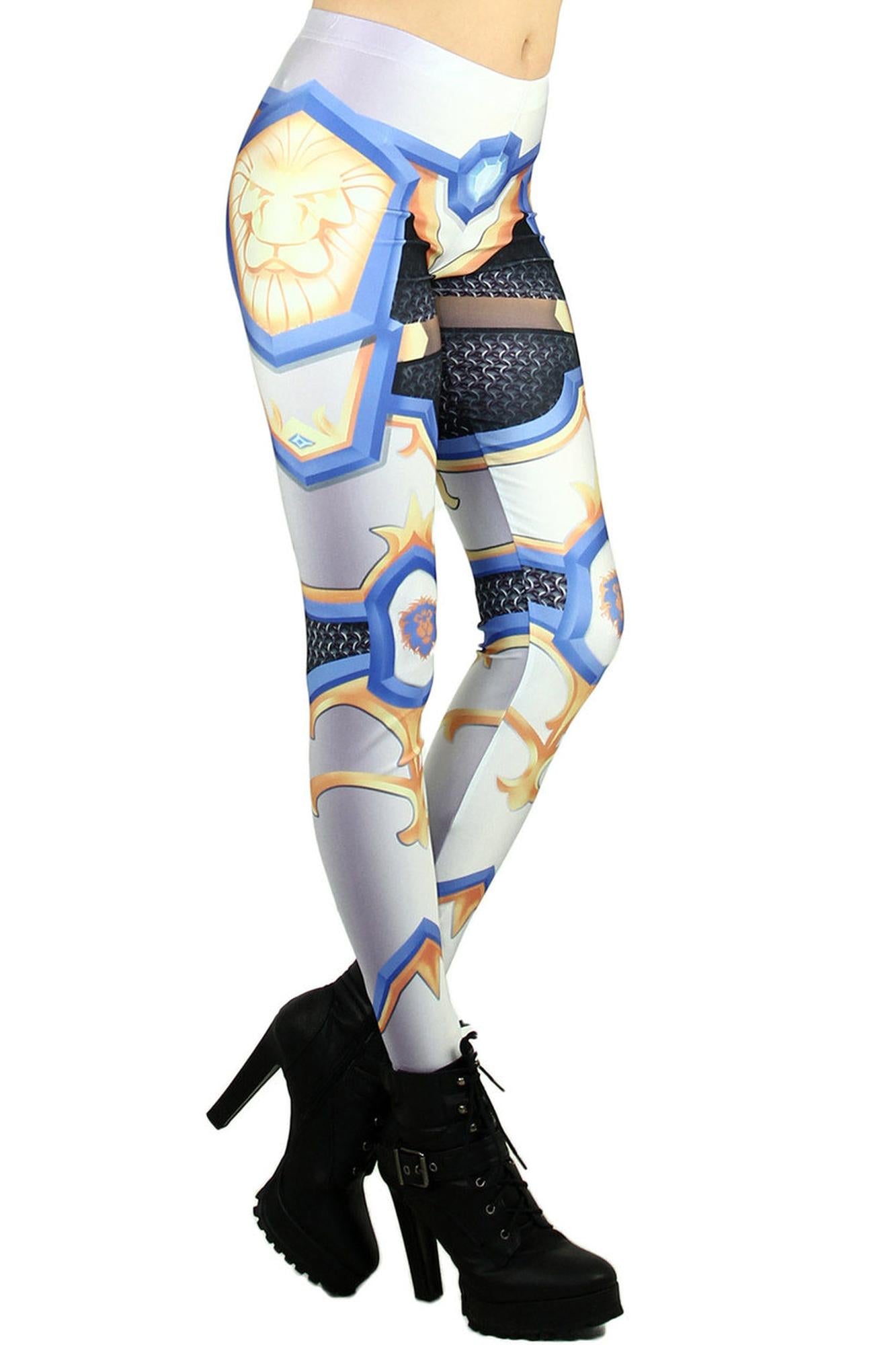 Premium Graphic Print Hero Armor Leggings