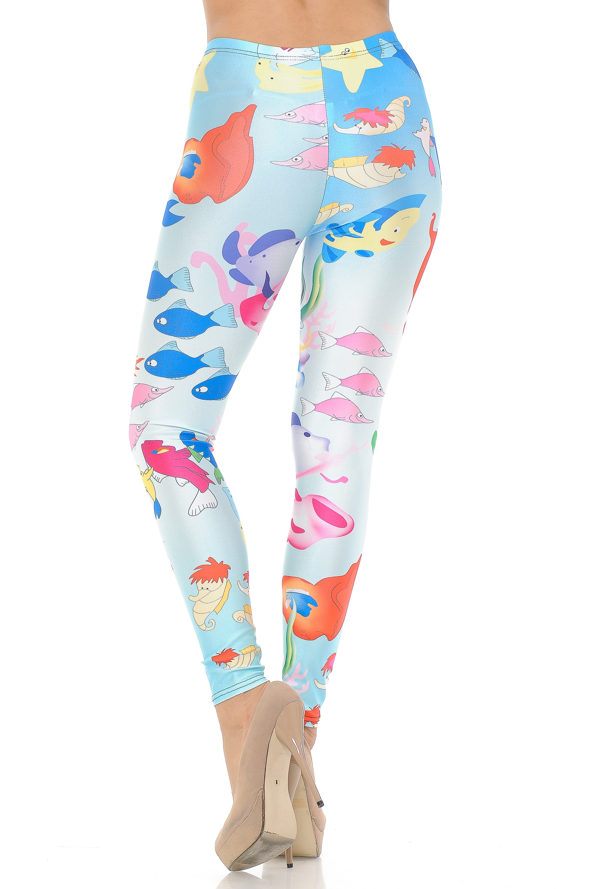 Graphic Printed Little Mermaid Ariel Leggings