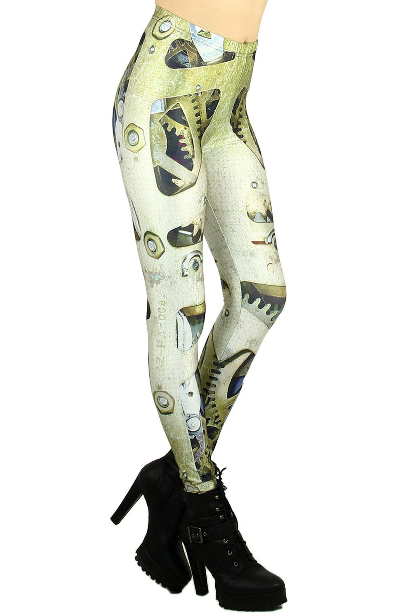 Peek Through Mechanical Leggings