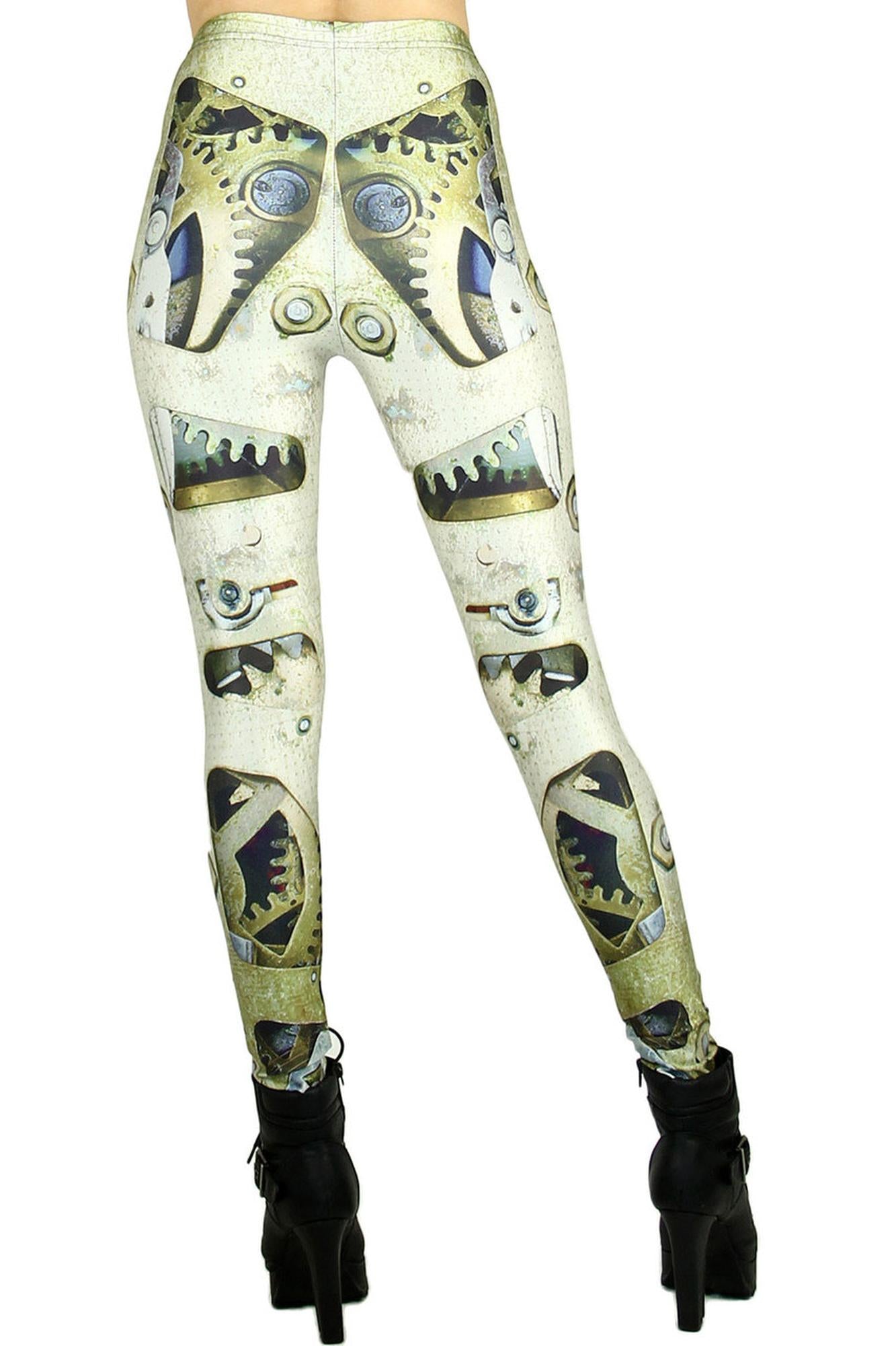 Peek Through Mechanical Leggings