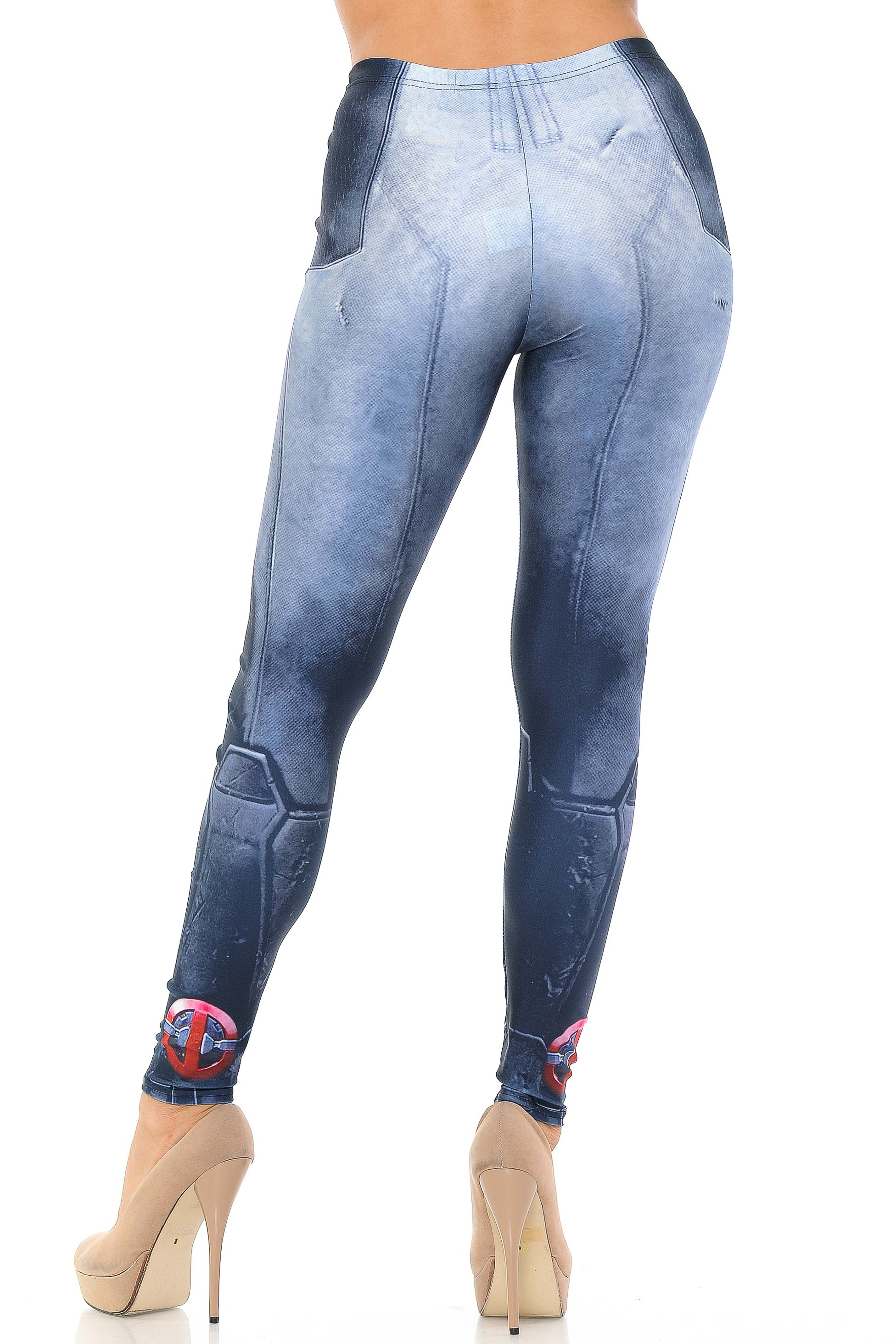 Premium Graphic Print Leg Armor Leggings