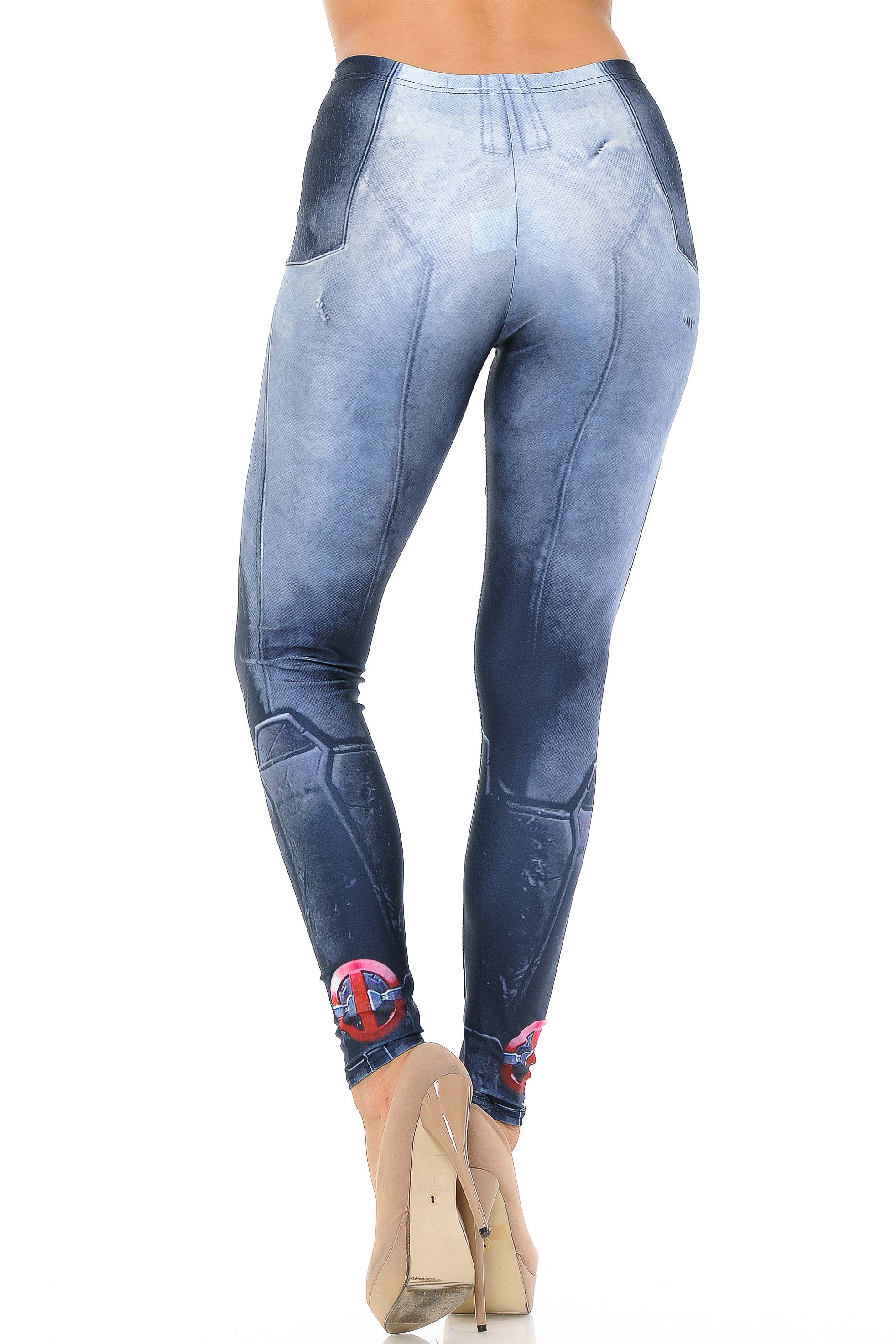 Premium Graphic Print Leg Armor Leggings
