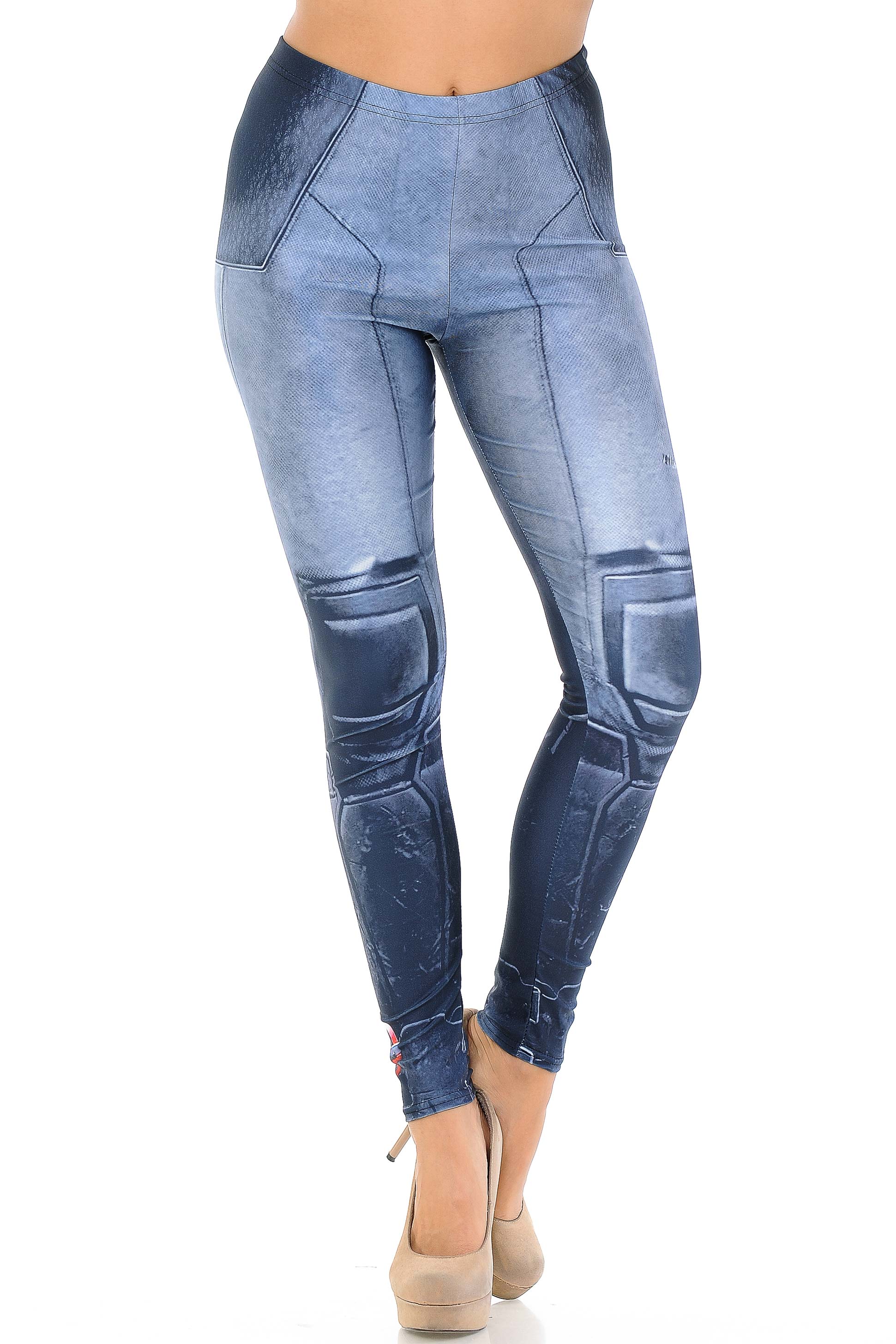 Premium Graphic Print Leg Armor Leggings